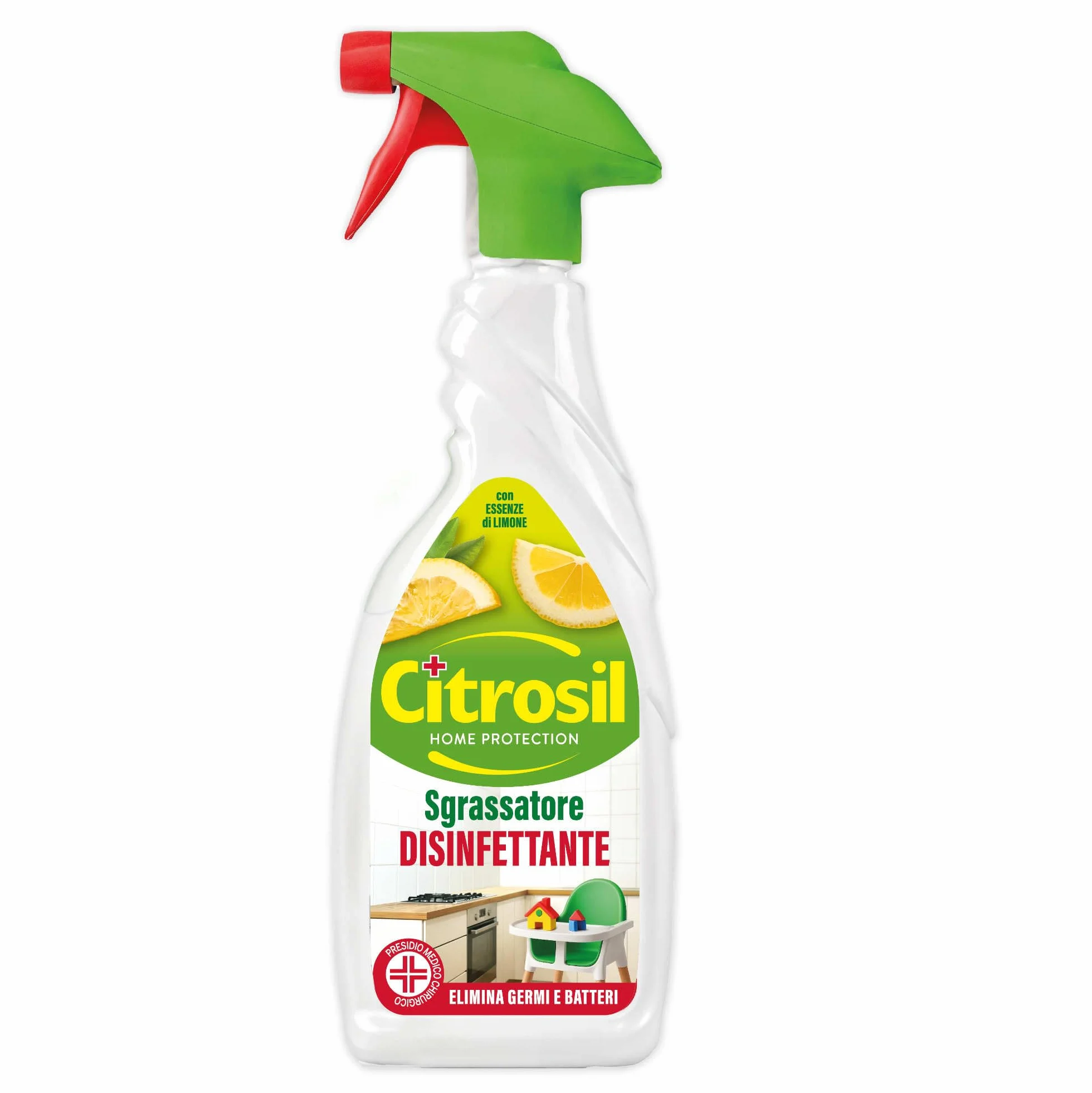 Citrosil Sgrassatore Disinfettante 650 ml Elimina 99,9% Virus e Batteri