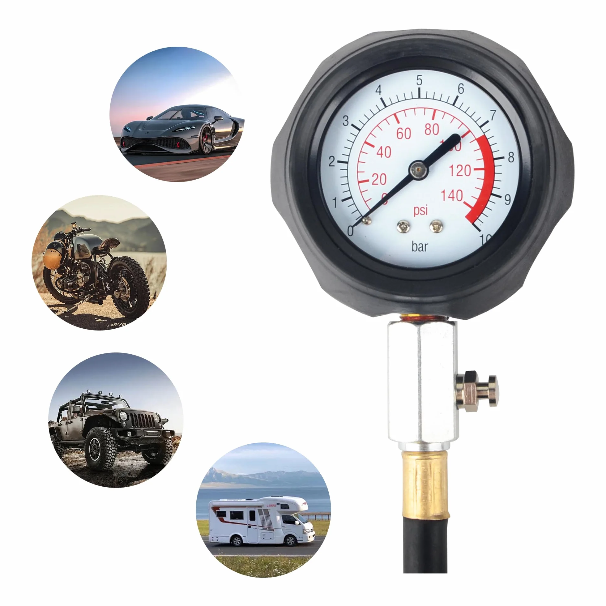 DAYUAN Kit di strumenti per la diagnostica della pressione dell'olio del cilindro del motore