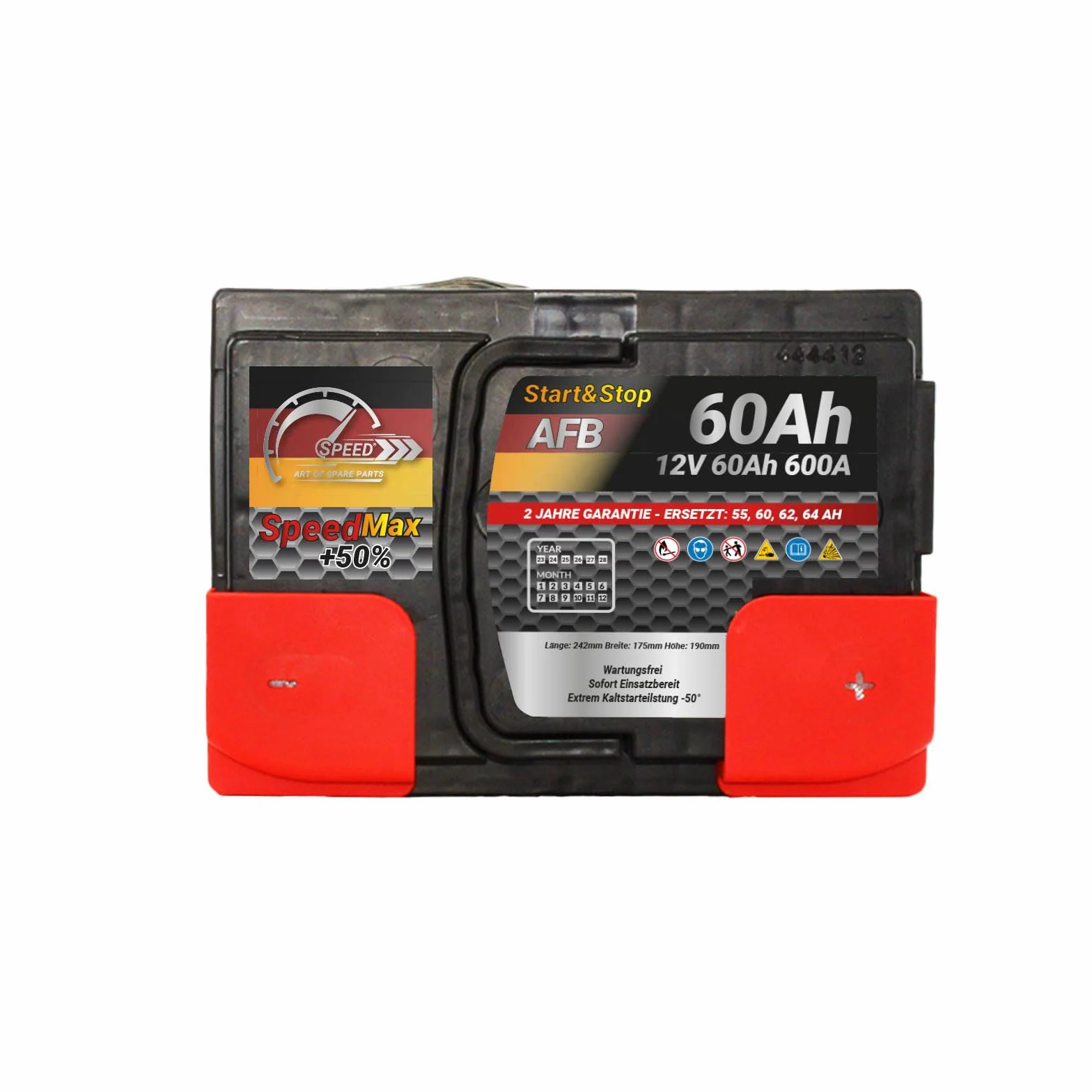 SMC bateria Auto 60Ah AFB Speed Max 600A 12V L2 Start&Stop 242x175x190 mm EFB