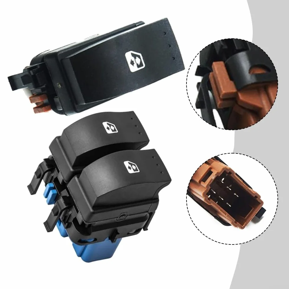 Interruttore alzacristallo per Renault Trafic II, per Master II, per Opel Vivaro, per Nissan per Primastar 1998-2014 2540000QAB