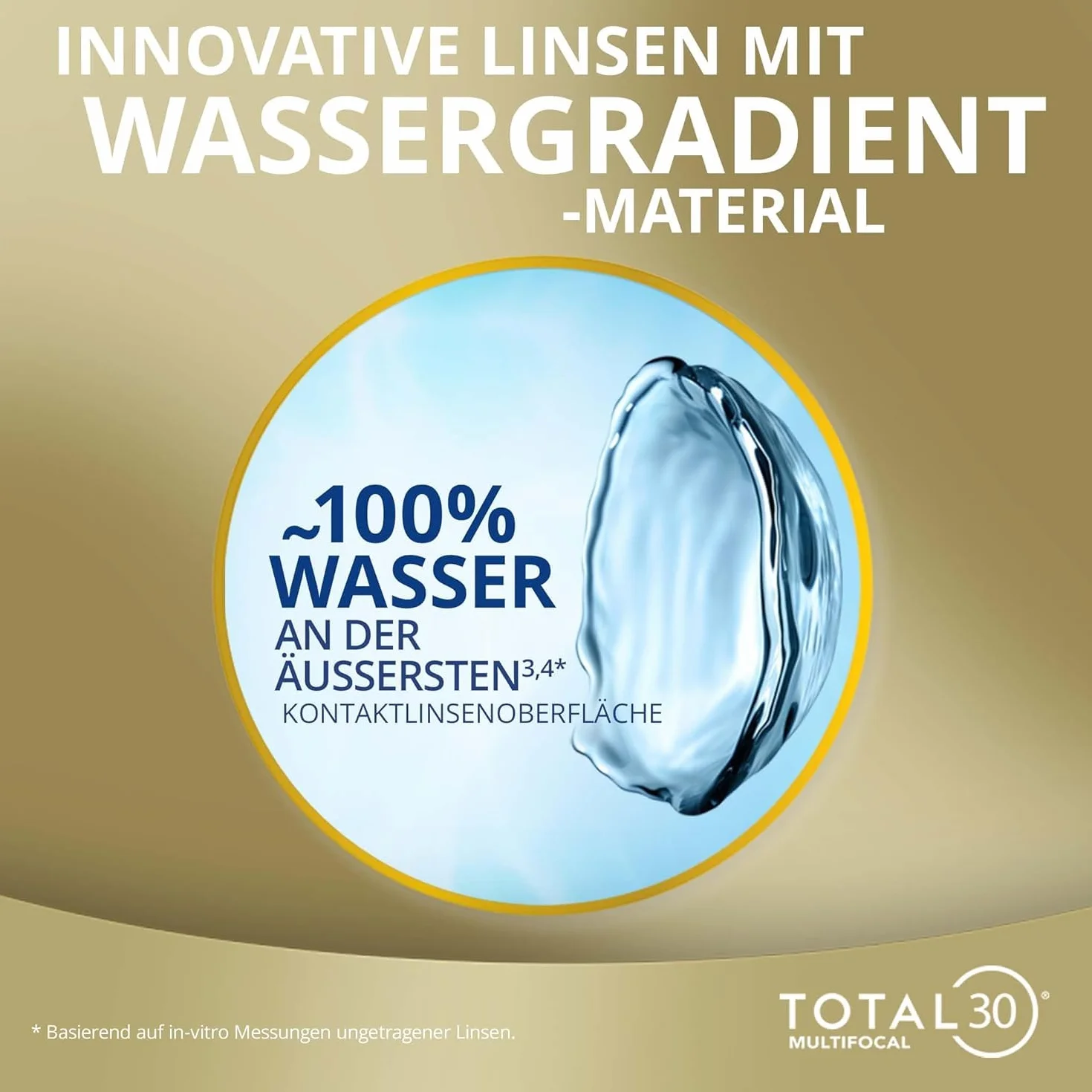 TOTAL30 Multifocal lenti a contatto mensili 6 lenti BC 8.4 mm DIA 14.2 mm ADD MED -05.25 diottrie