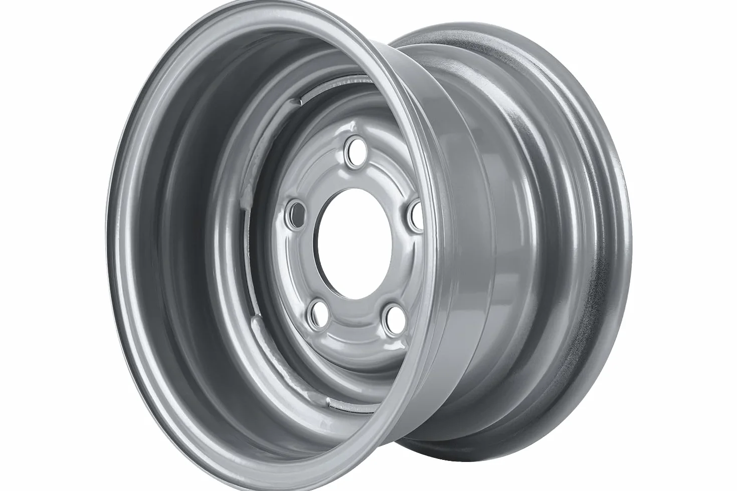 UNITRAILER Cerchione in Acciaio per Rimochi 10 Pollici Foratura 5X112 Cerchio Ruota 6.00x10H2