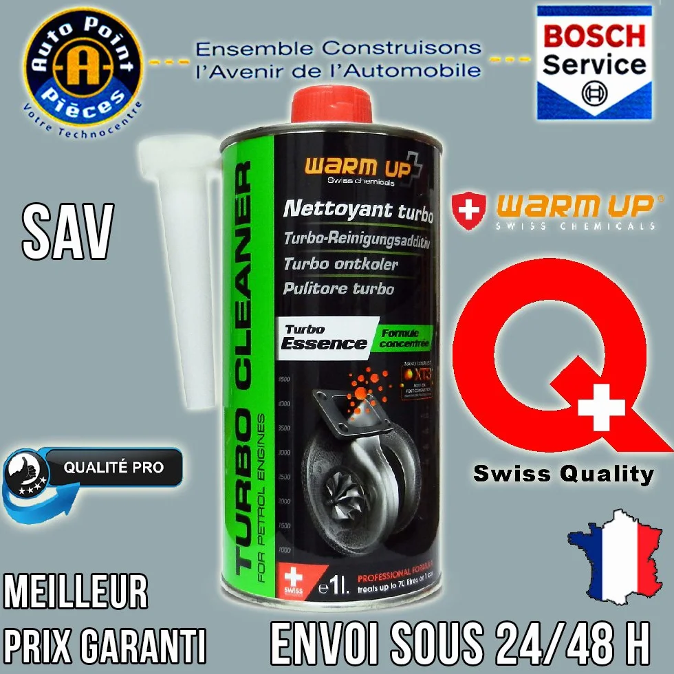 WARM UP Turbo Cleaner Petrol TCP1000 Pulitore Turbo Benzina e Scarico Post Combustione 1000ml