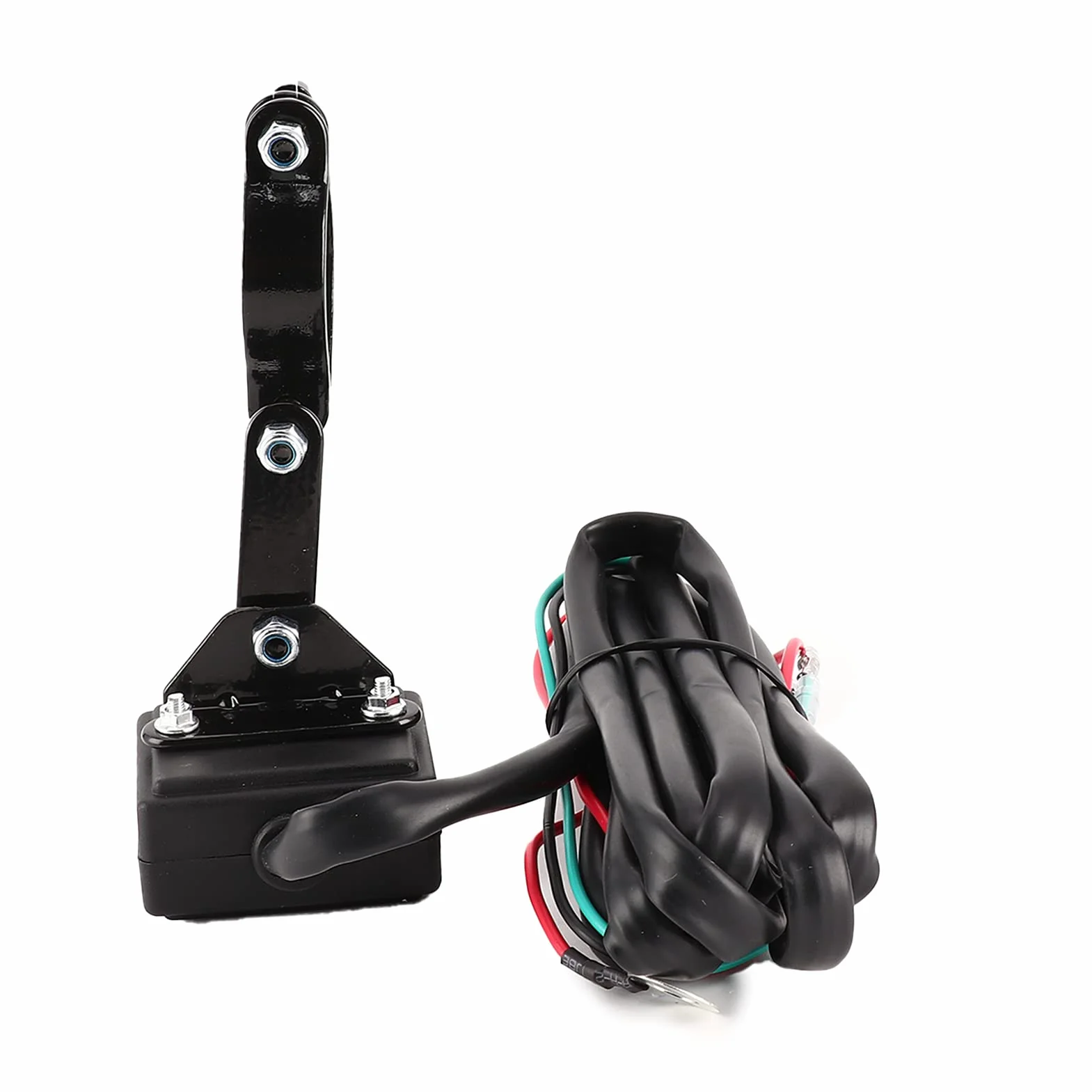 Interruttore a Bilanciere 12V per Verricello con Cavo 2,5m, Rivestito in Polvere per SUV ATV UTV