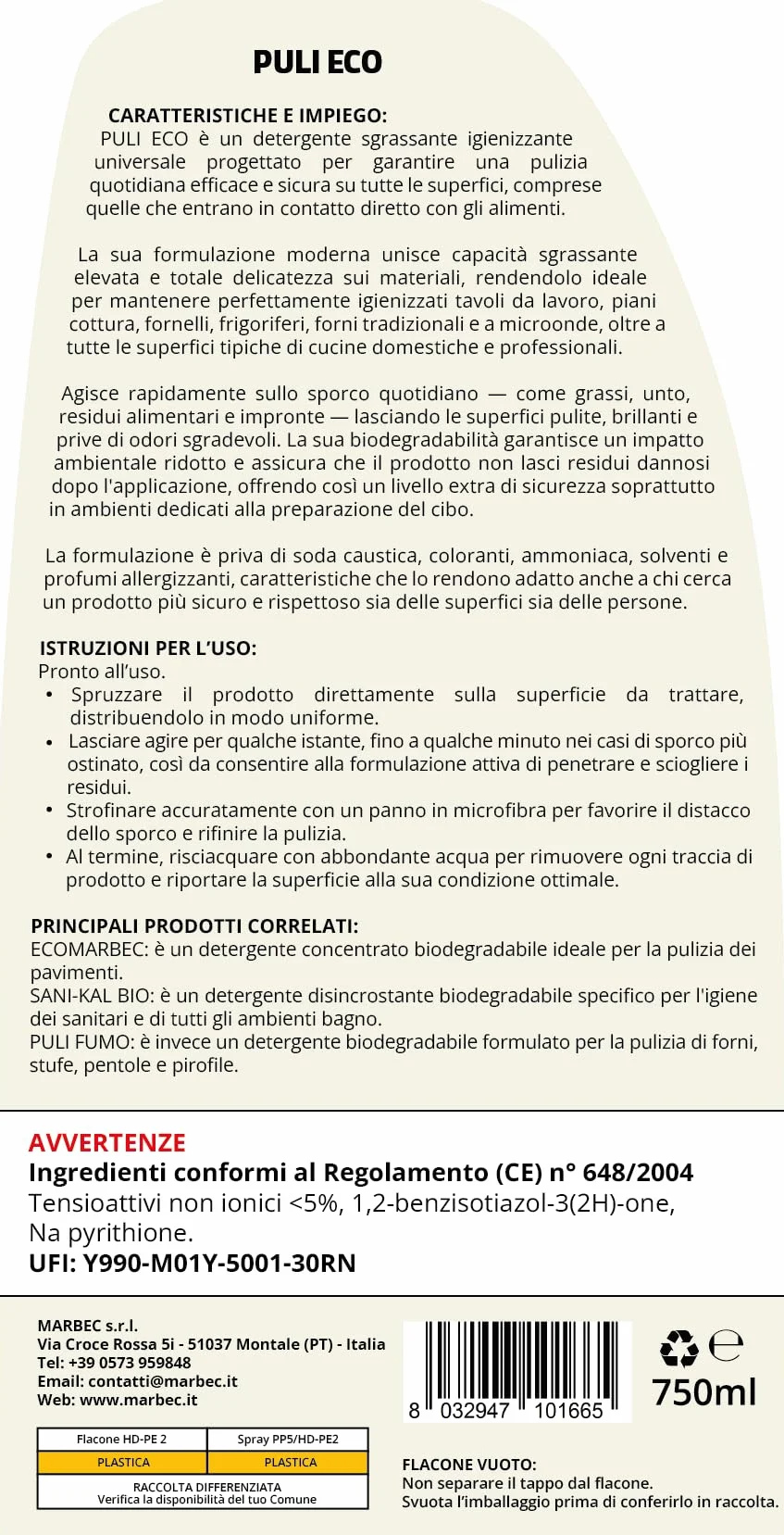 MARBEC PULI ECO 750ML