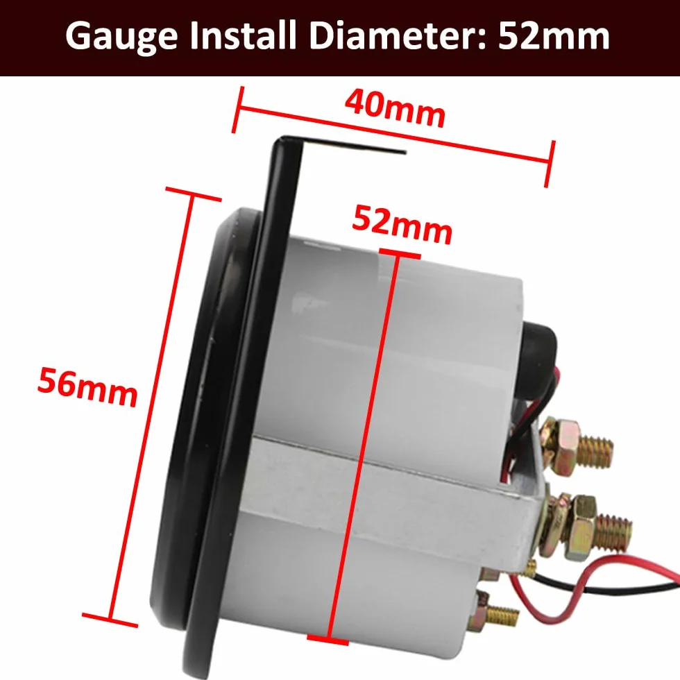 Manometro Temperatura Acqua 52mm 2" Auto ETOPARS