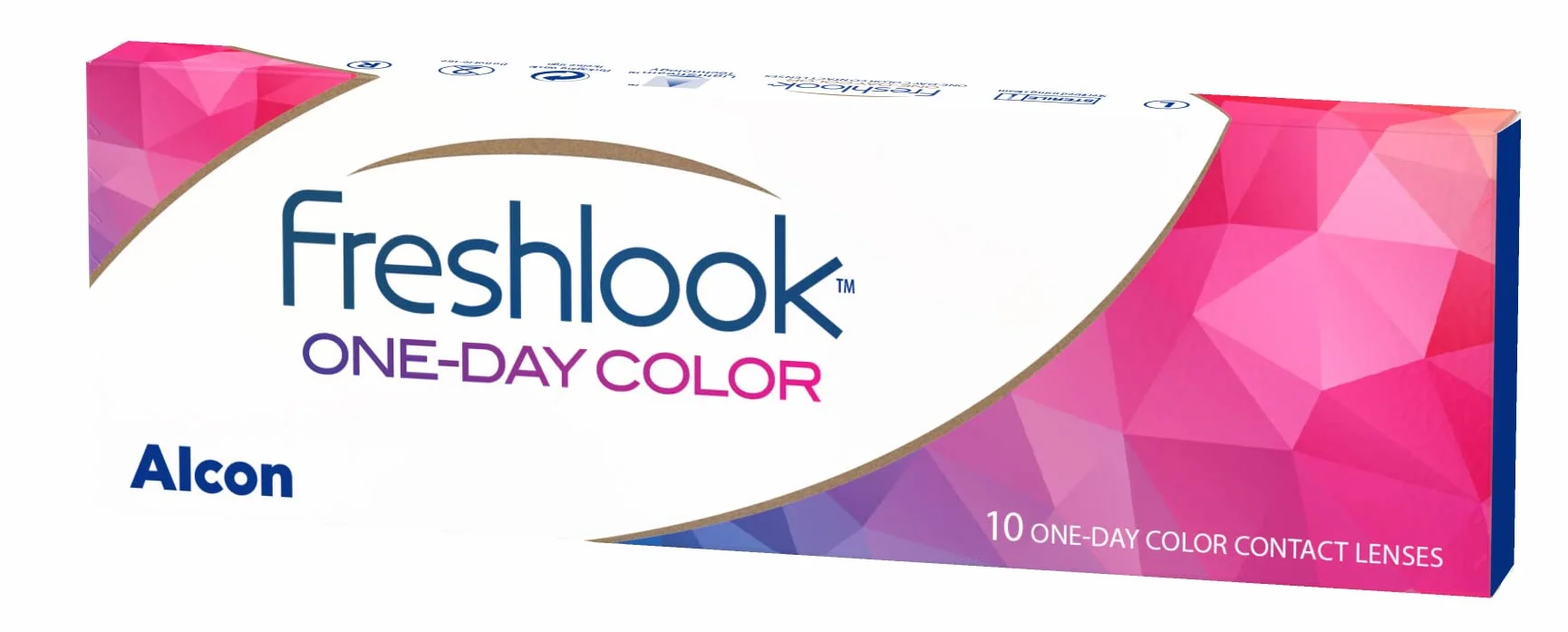 FreshLook One Day Green Lenti a Contatto Giornaliere, 10 Lenti, BC 8.6 mm, DIA 13.8 mm, 0 Diopt