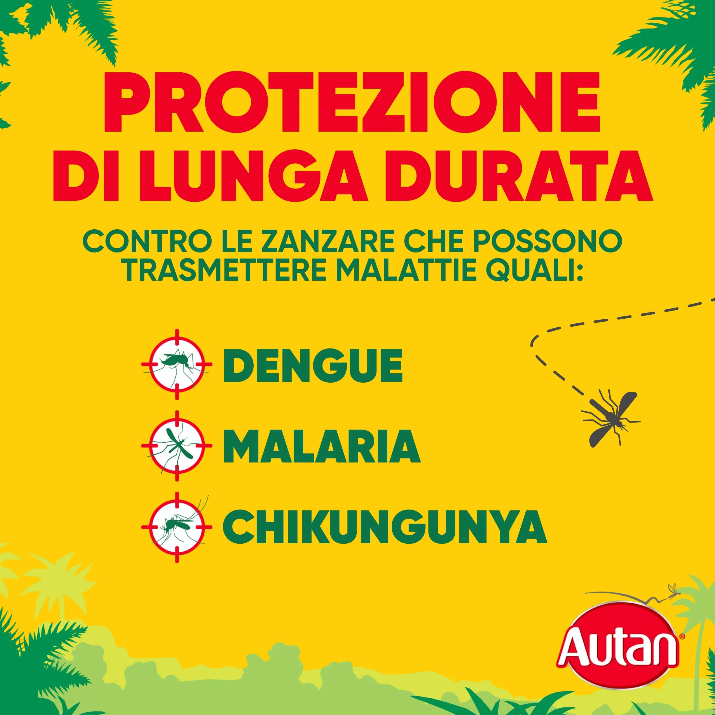 Autan Active Vapo Spray Antizanzare Repellente Zanzare 8 ore Protezione 2x100ml