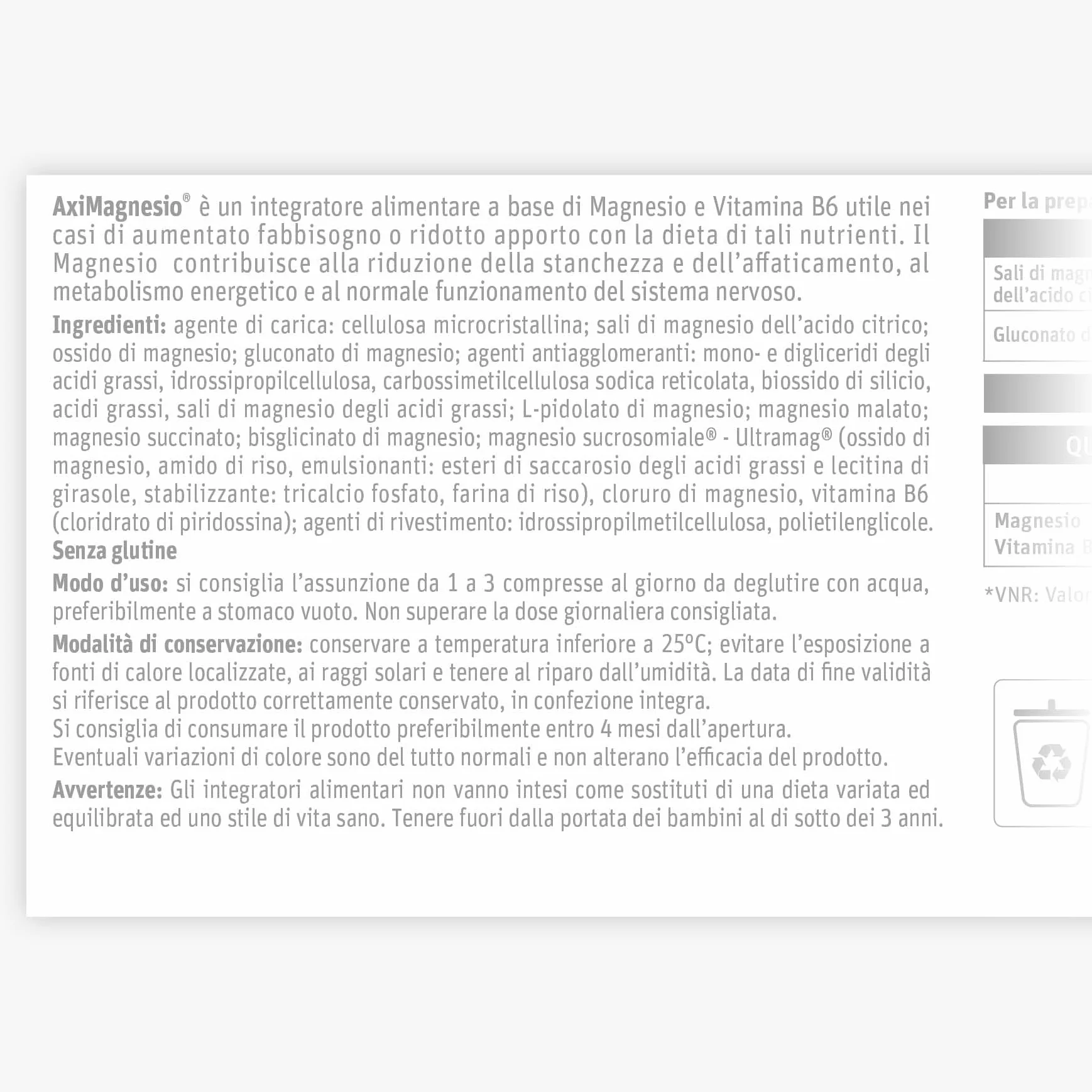 Pegaso Aximagnesio Integratore Alimentare di Magnesio, 100 Compresse, 134 g