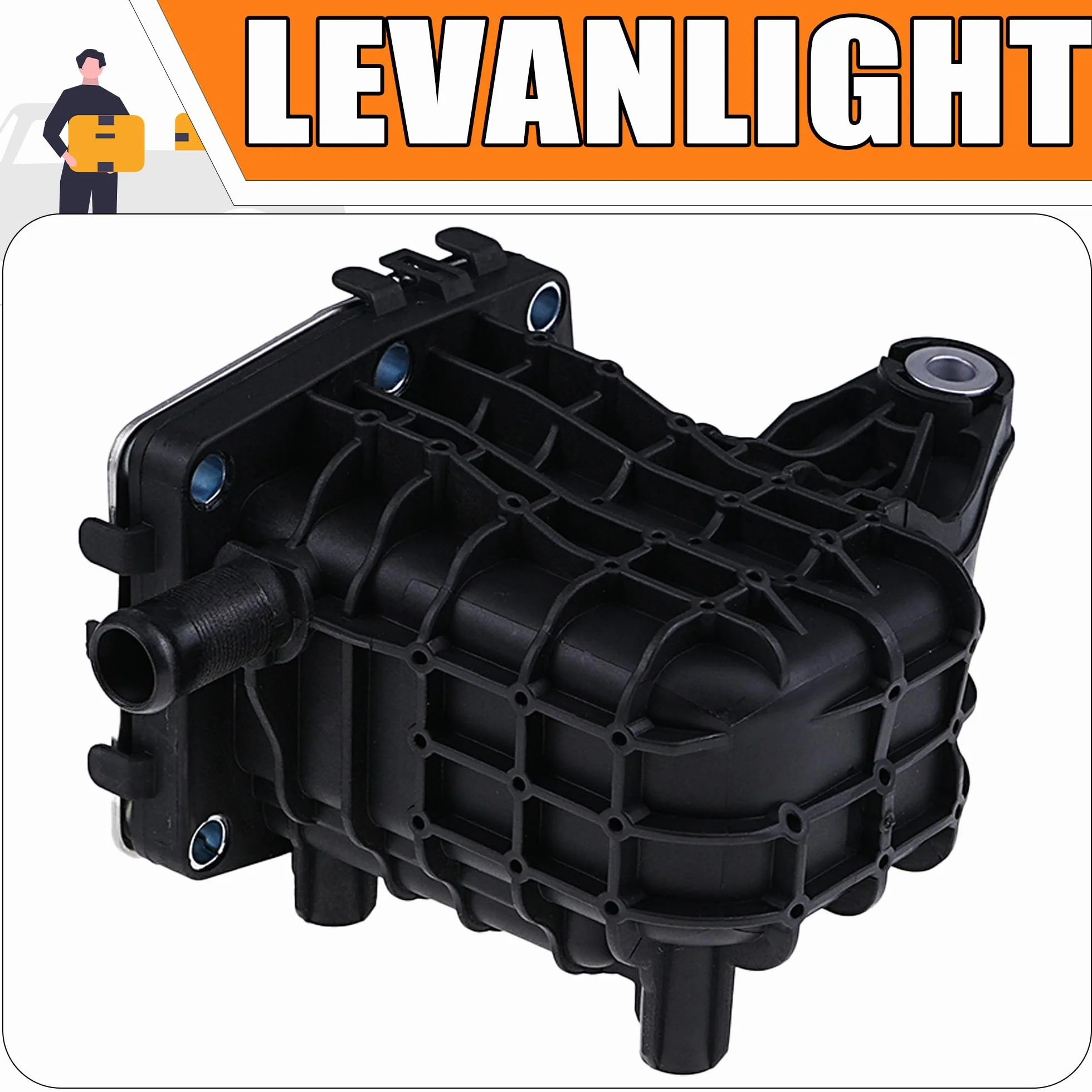 EGR Cooler valvola di scarico EGR Cooler Housing ricambio adatto per 308 3008 508 5008 C4 II C5 III DS4 DS5 2.0 BlueHDi Focus III Kuga II 2.0 TDCi Ricambio #1861749, 2267338, 3553004