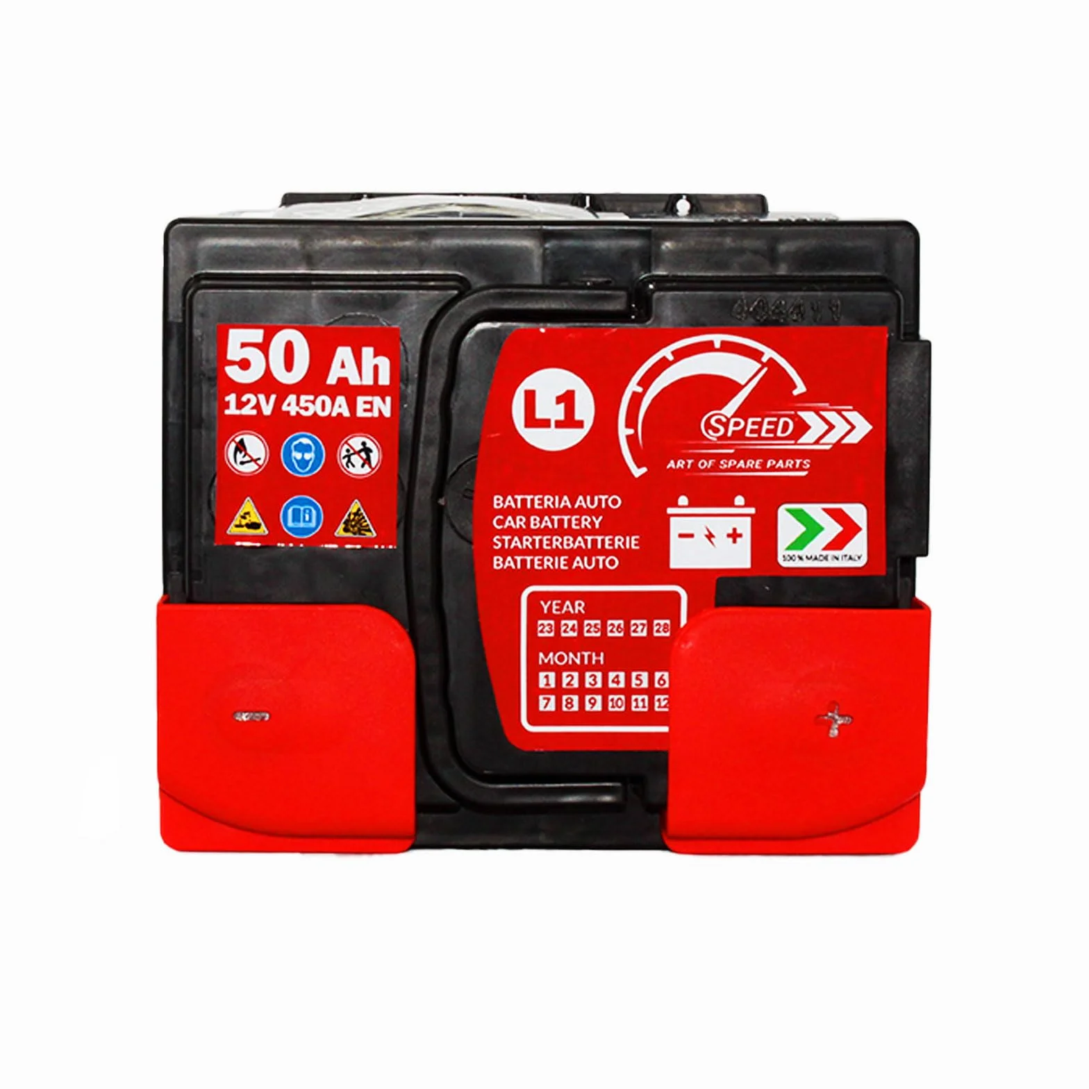 Batteria Auto Originale Speed L150-12V 50AH 450A EN con Polo Positivo A Destra