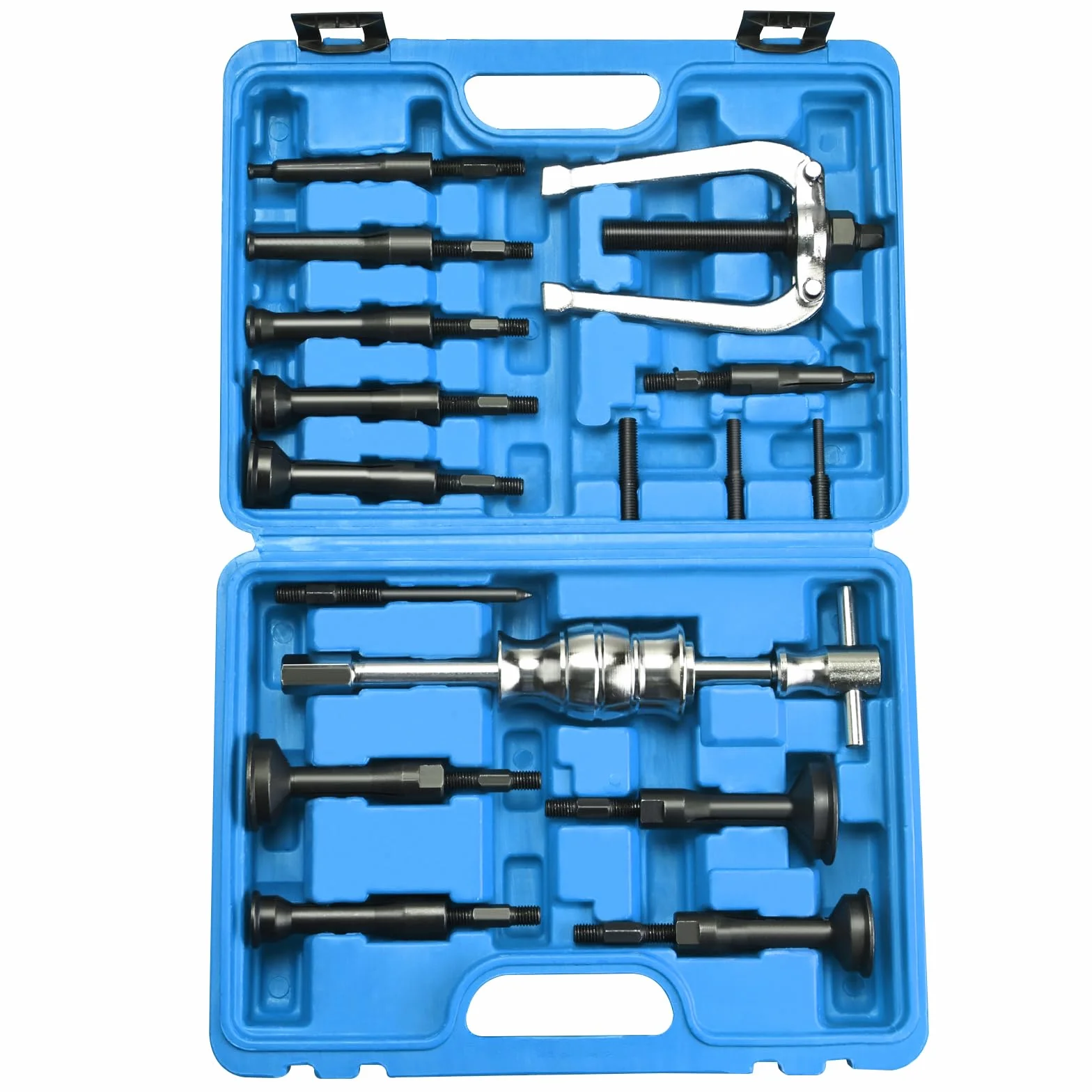 FreeTec 16pz Kit Estrattore Cuscinetti Interni 8-58mm con Martello per Auto Camion Moto