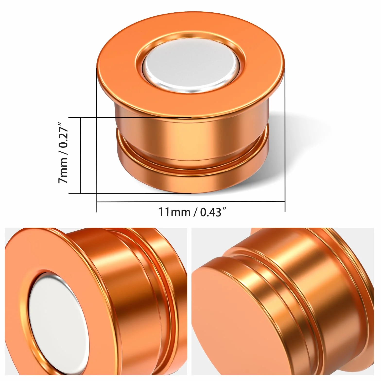 NICECNC Kit magnetico per odometro arancione Compatibile con 125-530XC/XCW/XCW TPI/XCW Six Days/XCF-W/EXC/EXC Six Days/EXC-F 2003-2023