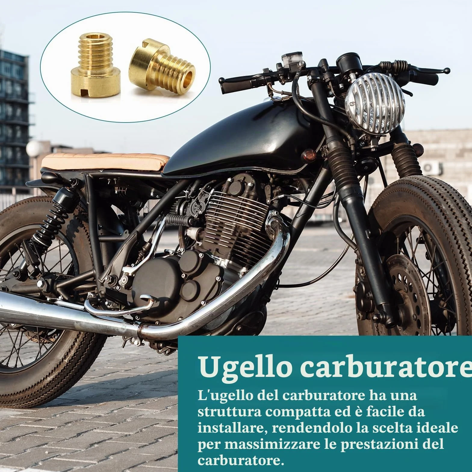 Getto Carburatore in Ottone M5 20 Pezzi per Motor Roller