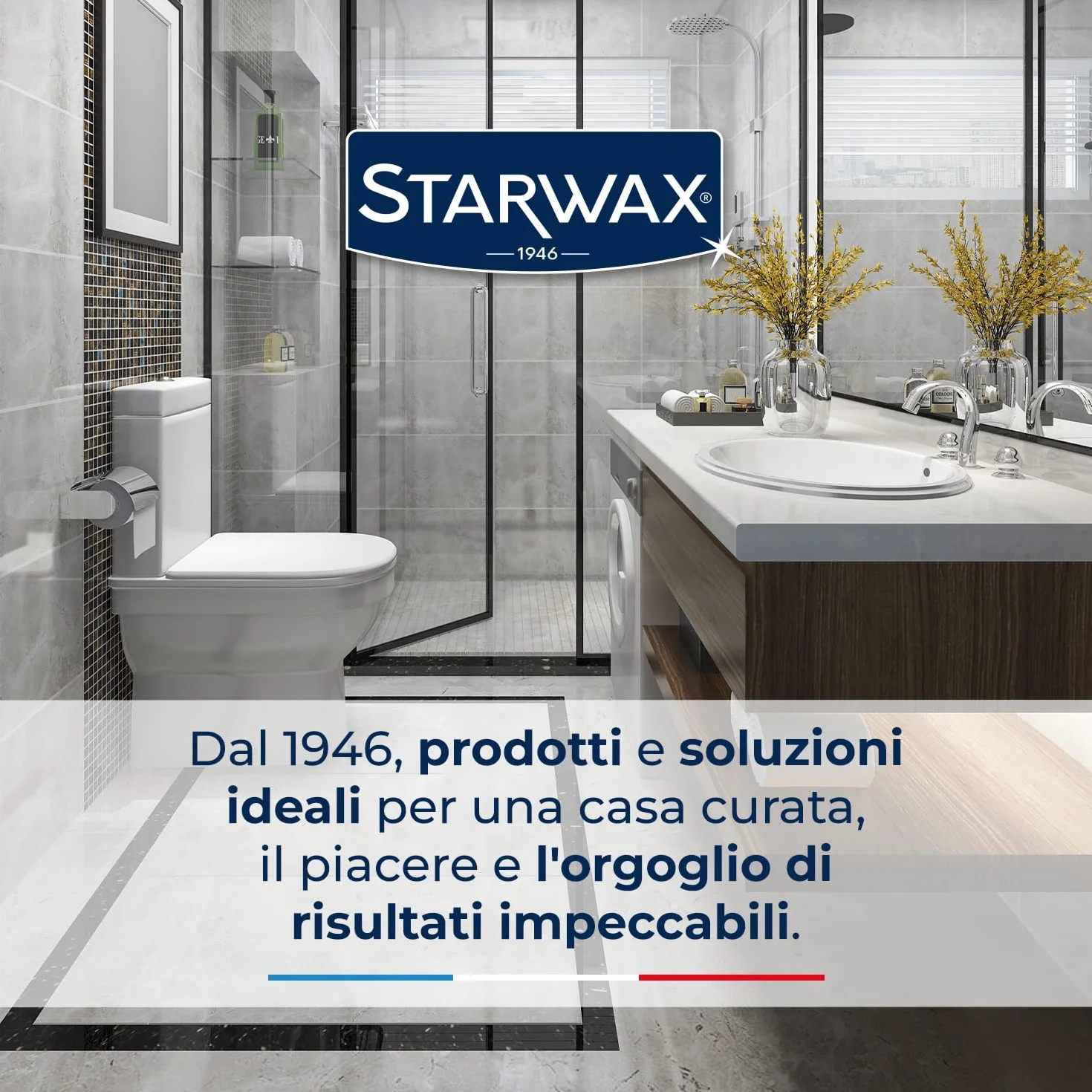 STARWAX Detergente Anticalcare Doccia Spray Multi-Superficie 500 ml