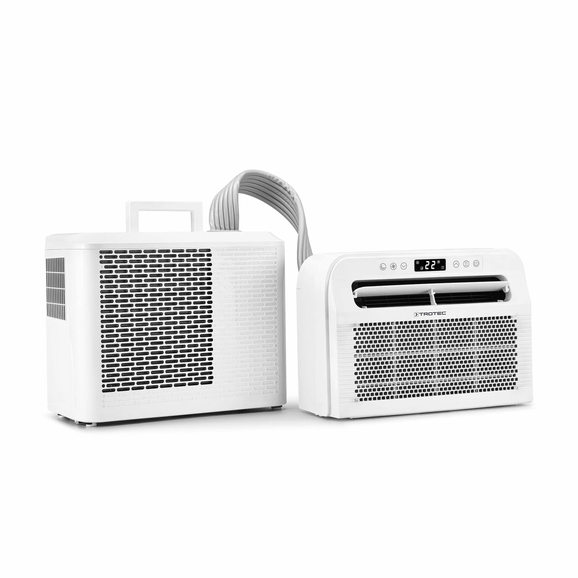 TROTEC PAC-C 1500 SH Climatizzatore da Campeggio WiFi 4 in 1 - Condizionatore Split per Camper - Raffreddamento, Riscaldamento, Deumidificazione, Ventilazione - 5000 BTU