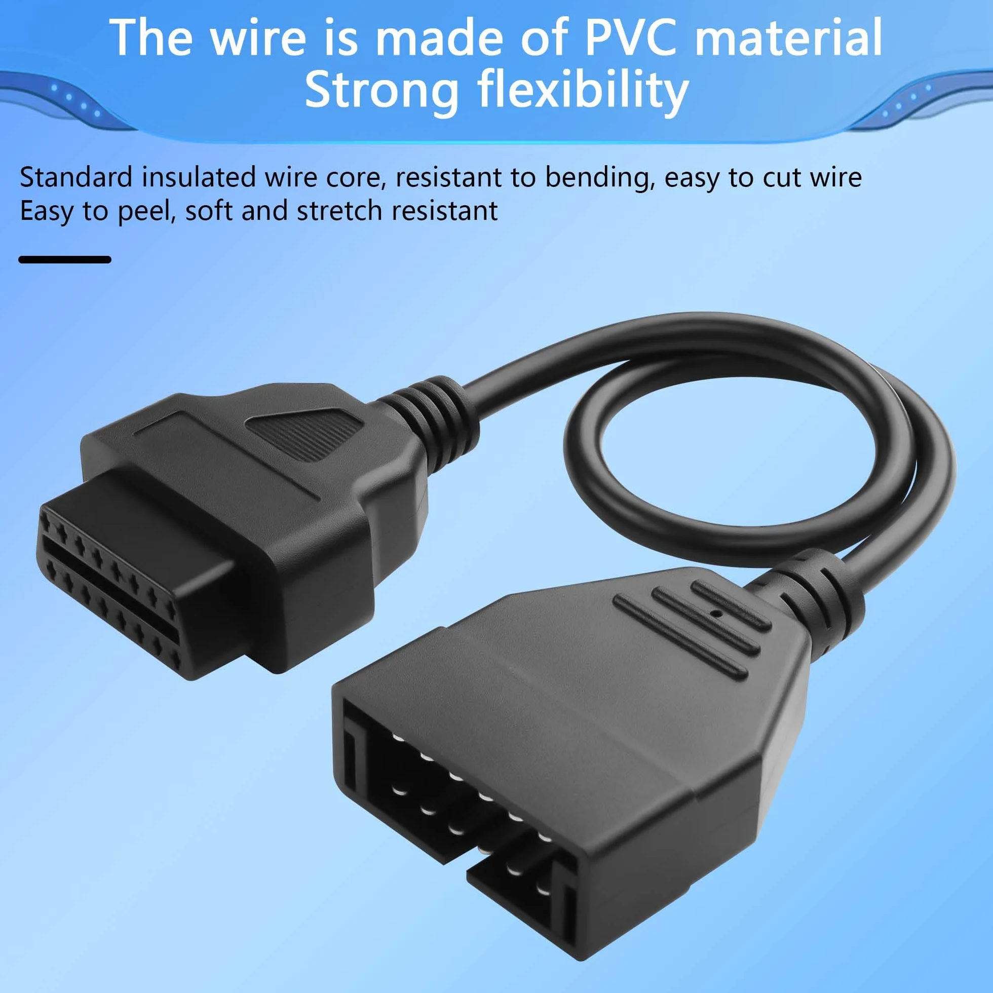CERRXIAN Cavo Adattatore OBD1 12 Pin a OBD2 16 Pin per Diagnostica GM