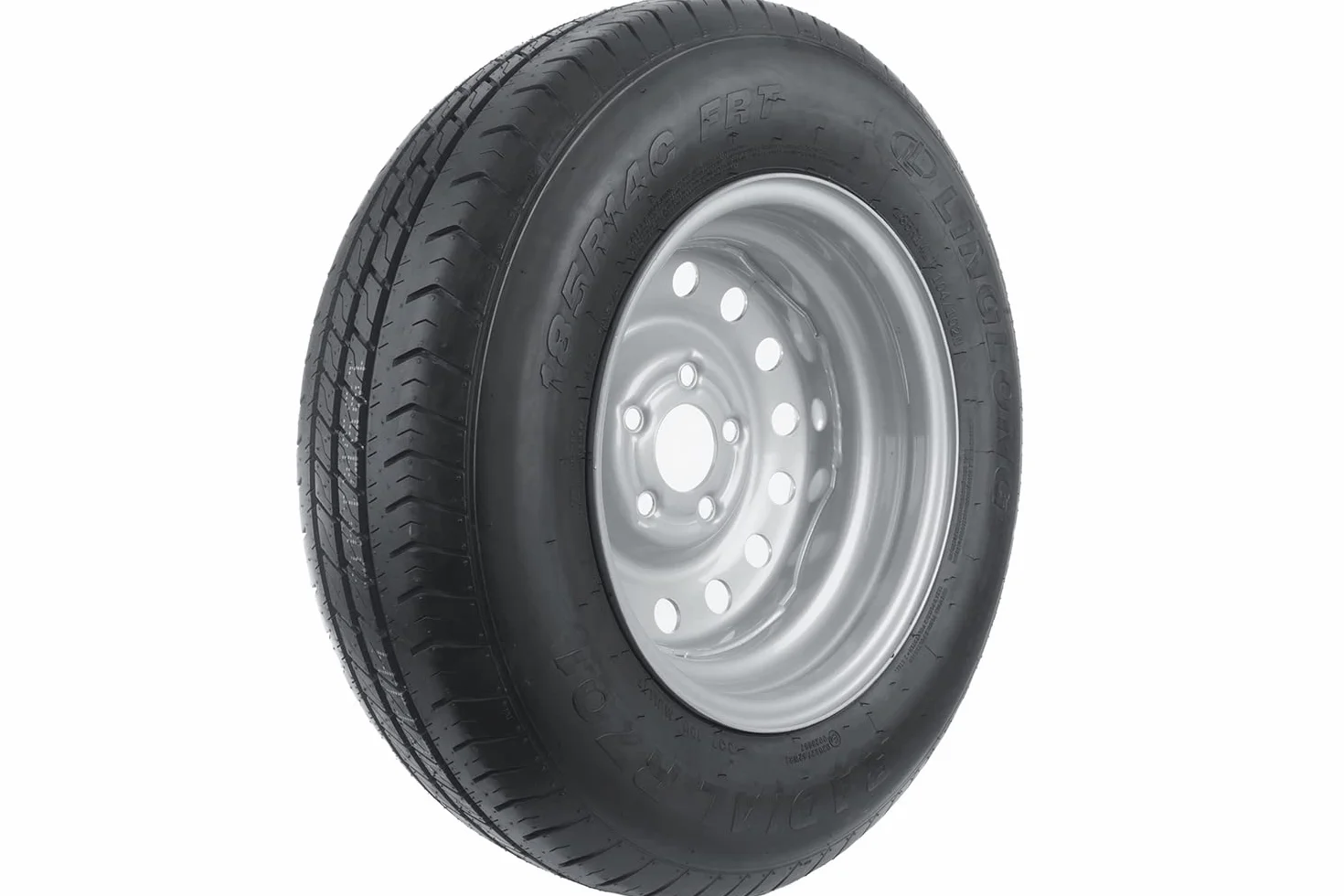 UNITRAILER LINGLONG 185/80 R14C 104/102N ruota completa rimorchio 5.5Jx14 H2 5x112 ET30 rinforzato 14 cali