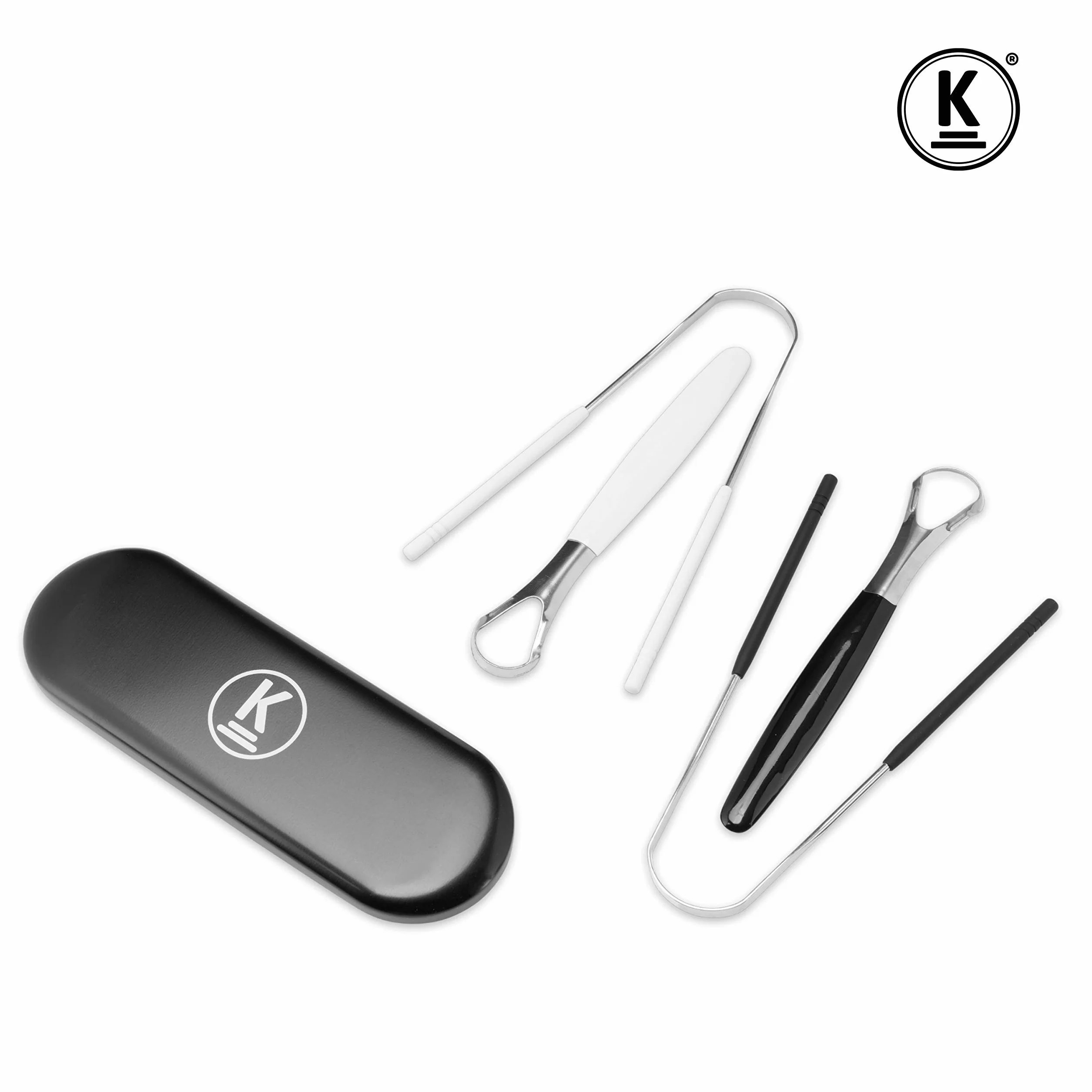 K-Pro Raschietto per Lingua in Acciaio Inox per Igiene Orale