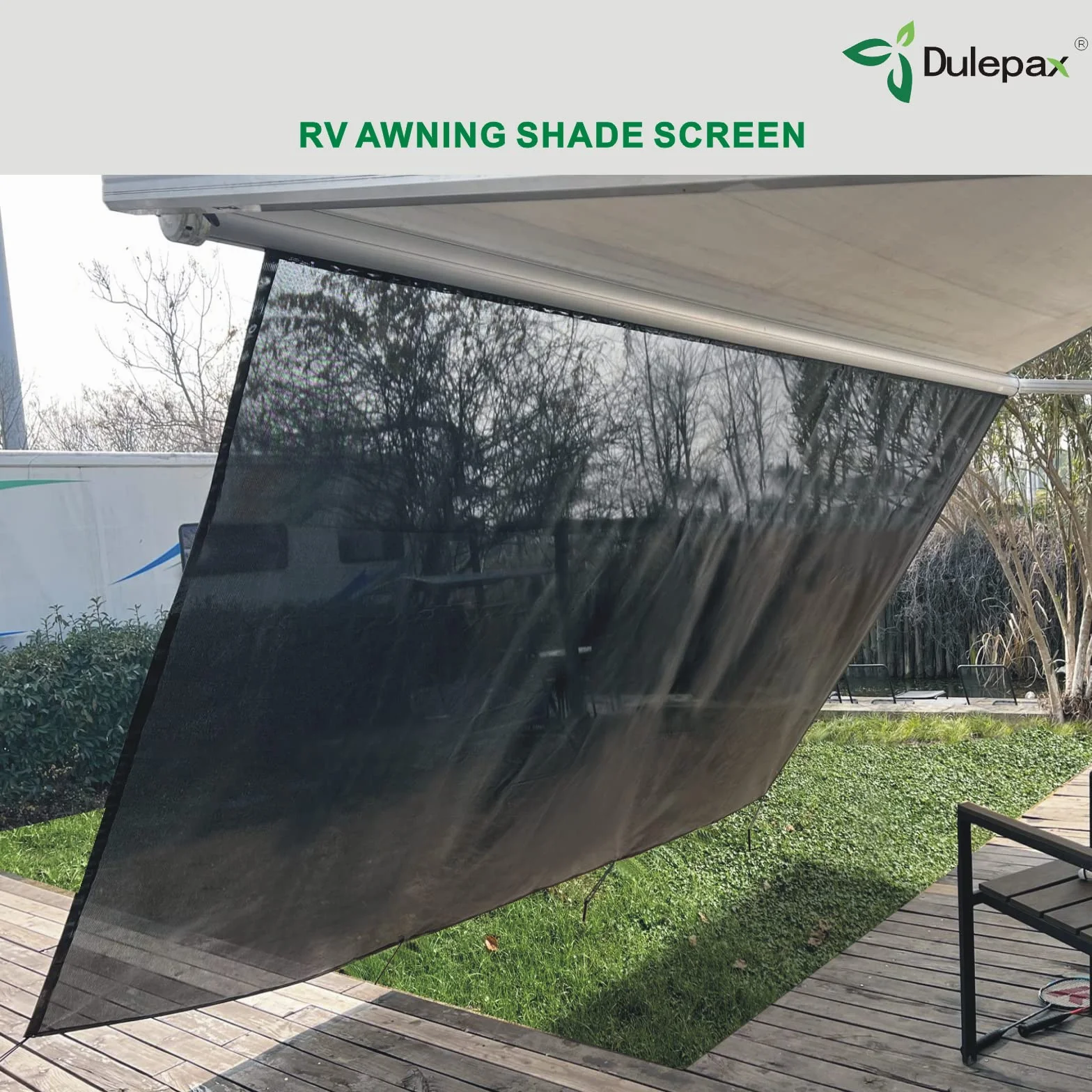 Dulepax Tenda parasole per camper, 2,3 x 35,6 cm, in rete, per roulotte, camper, roulotte, tenda da campeggio, protezione anti-UV