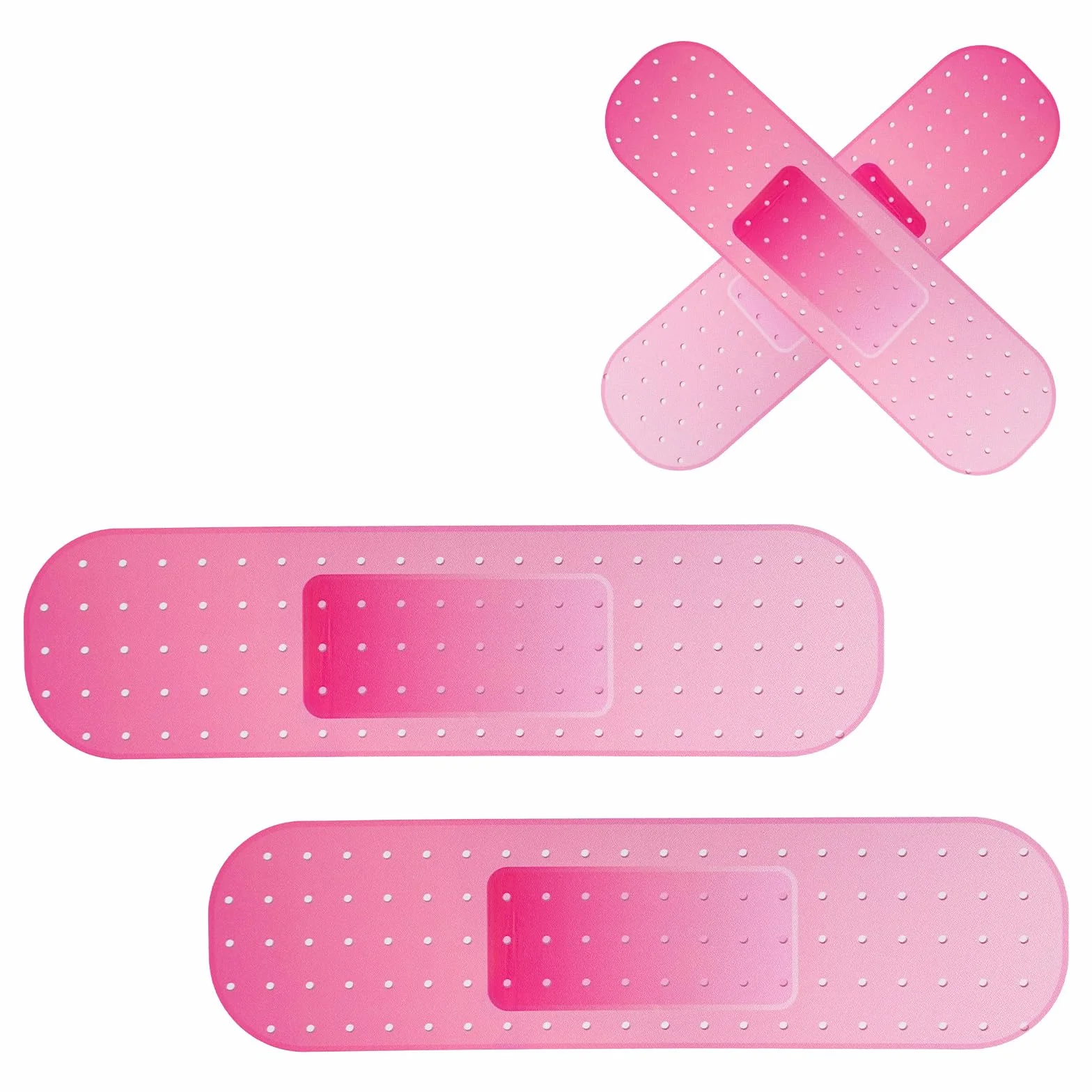 Lyreh 4pz Adesivo Cerotto Auto, 2 Misure Grandi Adesivi Forma Cerotto Auto per Coprire Graffi Ammaccature Macchie Gigante Adesivo Divertente per Camion Suv Moto Yacht Camper (Rosa)