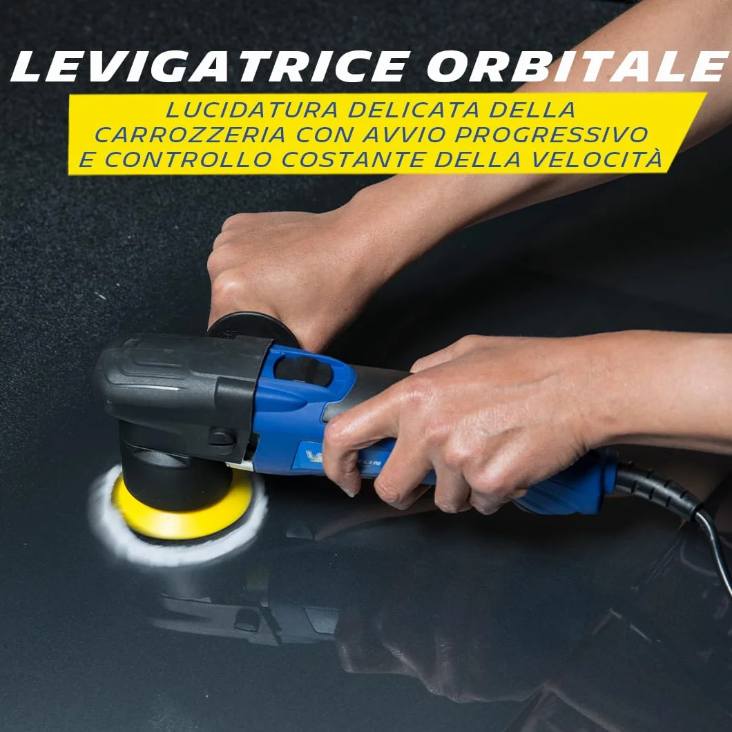 MICHELIN 8524 Lucidatrice orbitale 230V 300W per carrozzeria, diametro 75 mm