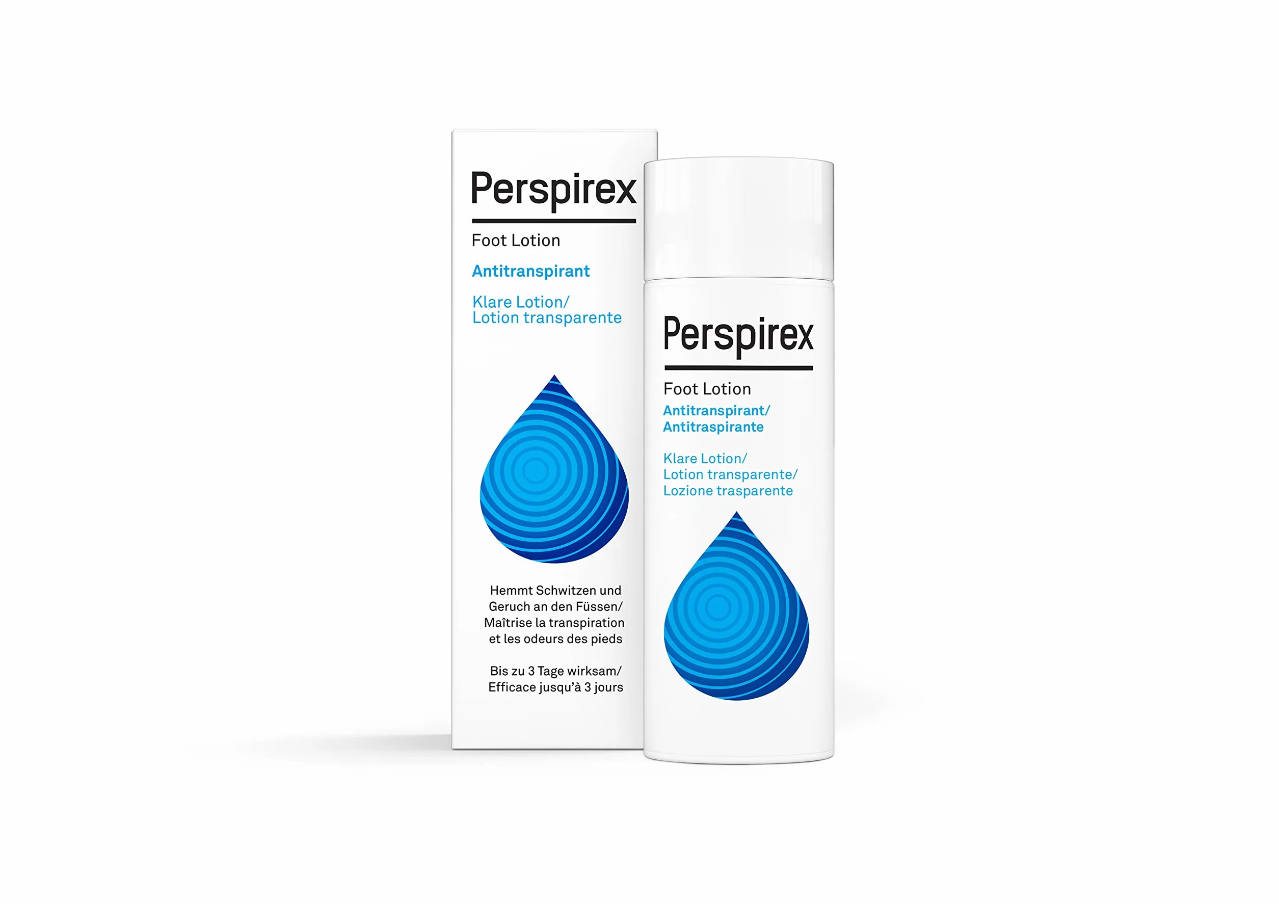 Perspirex Lozione Antitraspirante Piedi, Protezione 3 Giorni, 100ml