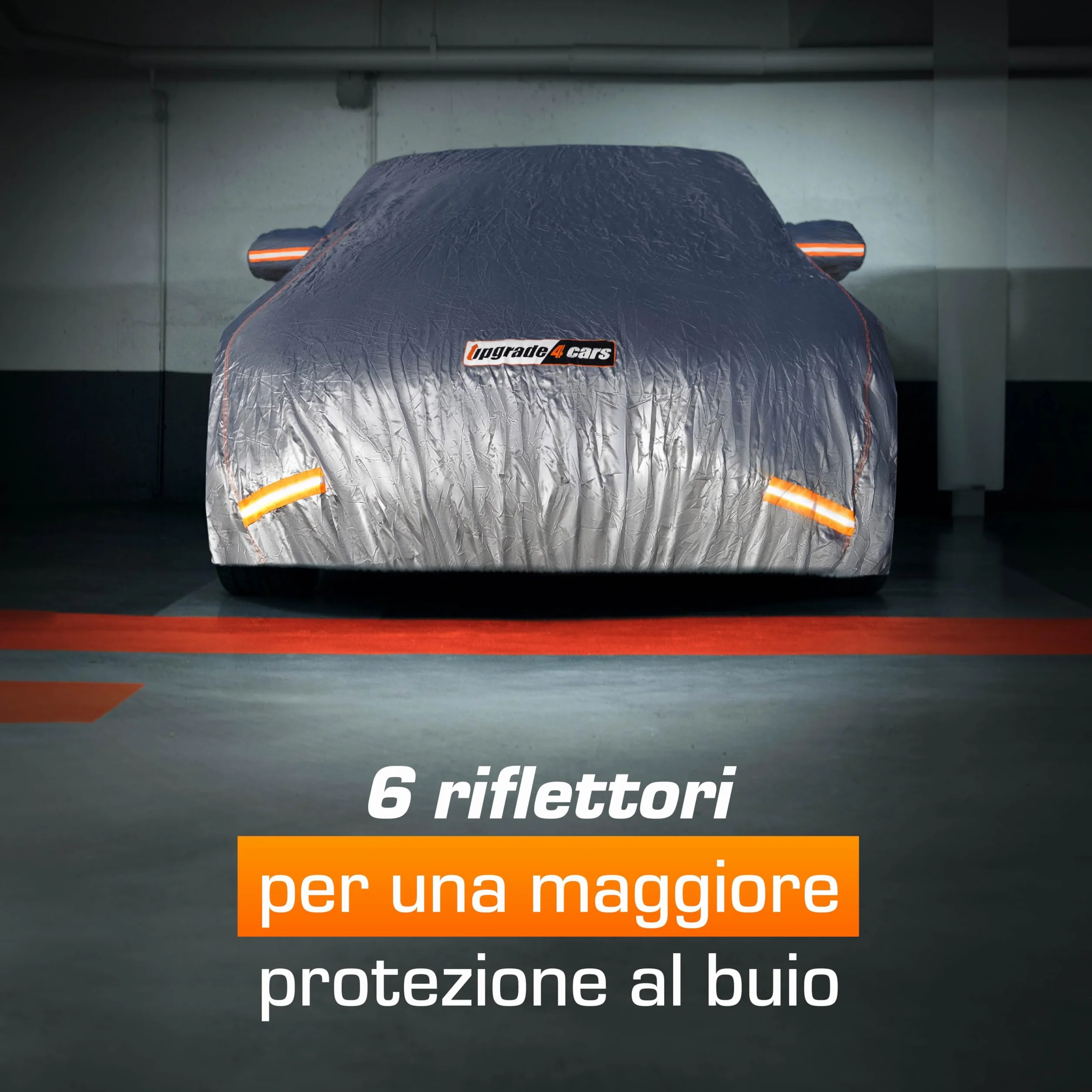 Upgrade4cars Telo Copriauto da Esterno | Copertura Suv Universale Antigraffio per Estivo e Invernale | Suv M - 432 * 185 * 145 cm