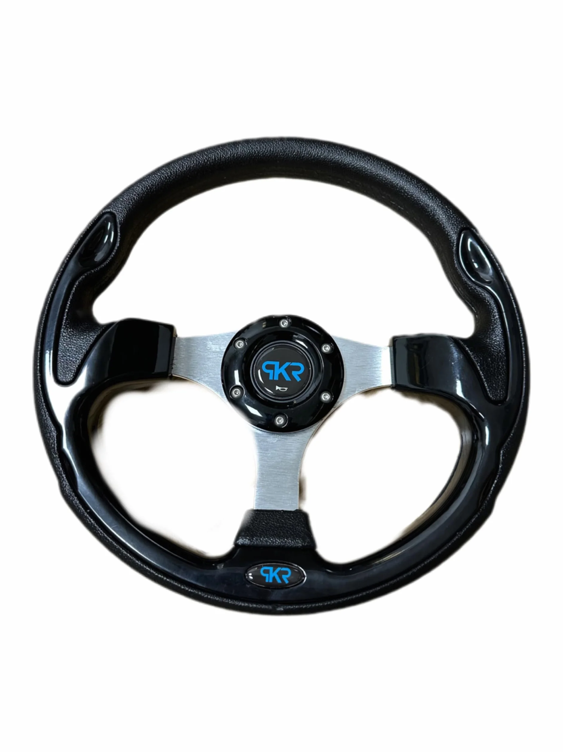 Volante Tuning Nero Lucido Sportivo Universale Auto Rally