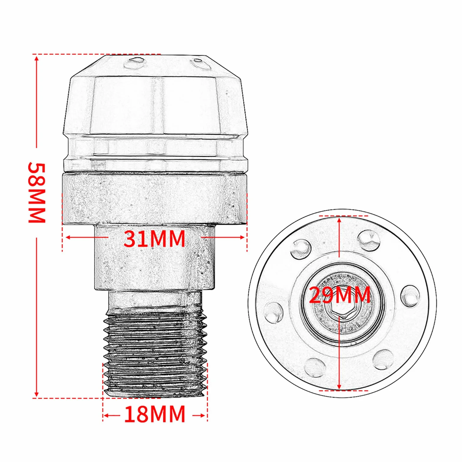 22mm (7/8") Moto Contrappesi per manubrio, Manubrio Moto Tappi Anti Vibration Contrappesi Bilancieri Tappi Manubrio per TMAX560 TMAX 560 Tech MAX TMAX 2022-2024(Non adatto per TMAX 2008-2021)