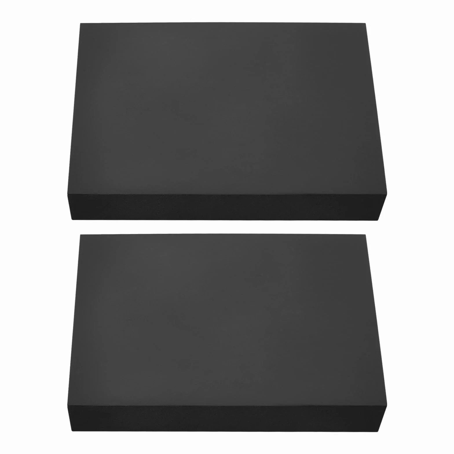 Gomma Supporto Trave Sollevamento 120x80x20mm Pezzi 2 per Sollevatore Auto Forbice Nero