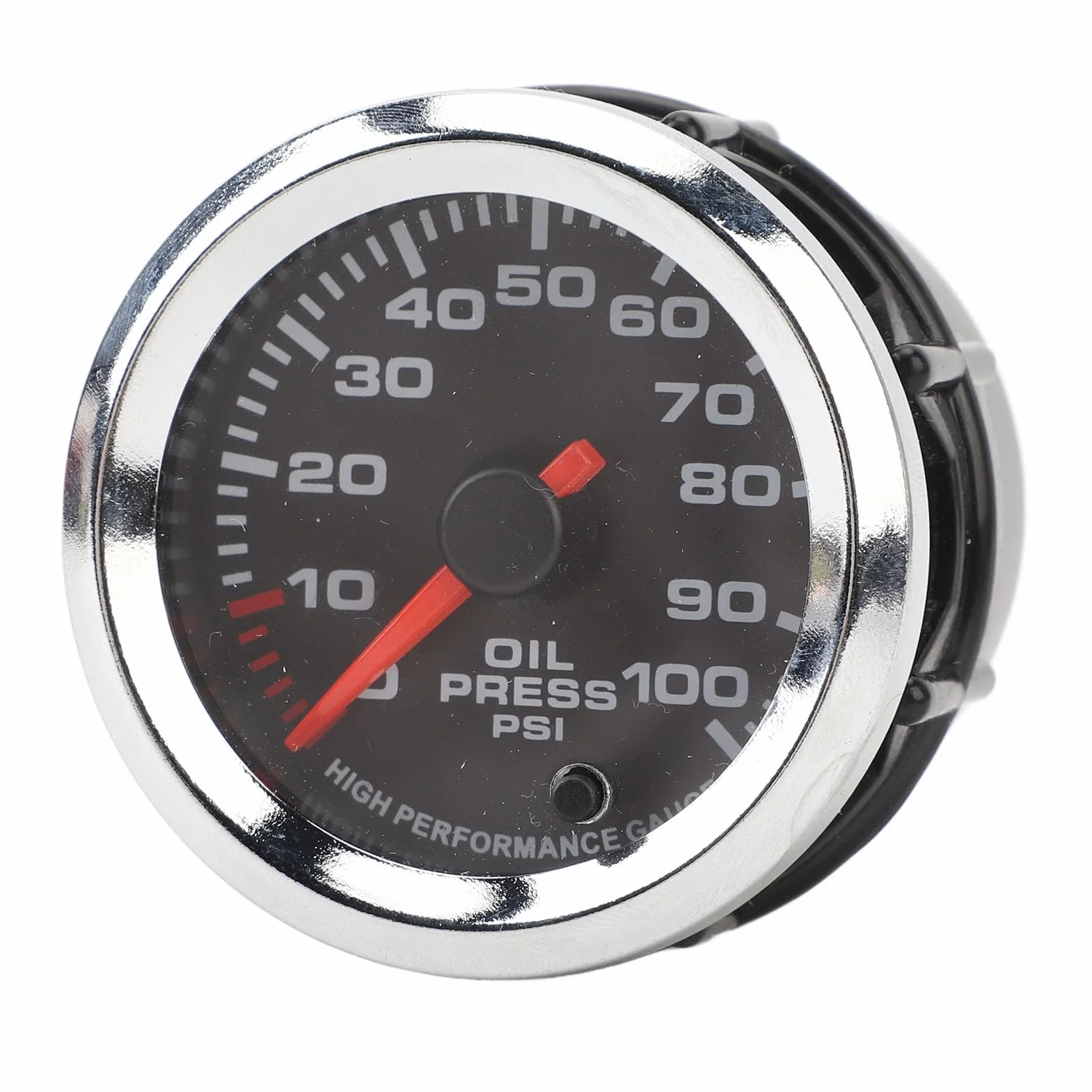 Aramox Manometro Digitale Pressione Olio Auto, Display 12V, 52 mm, 0-100 PSI, Alta Precisione