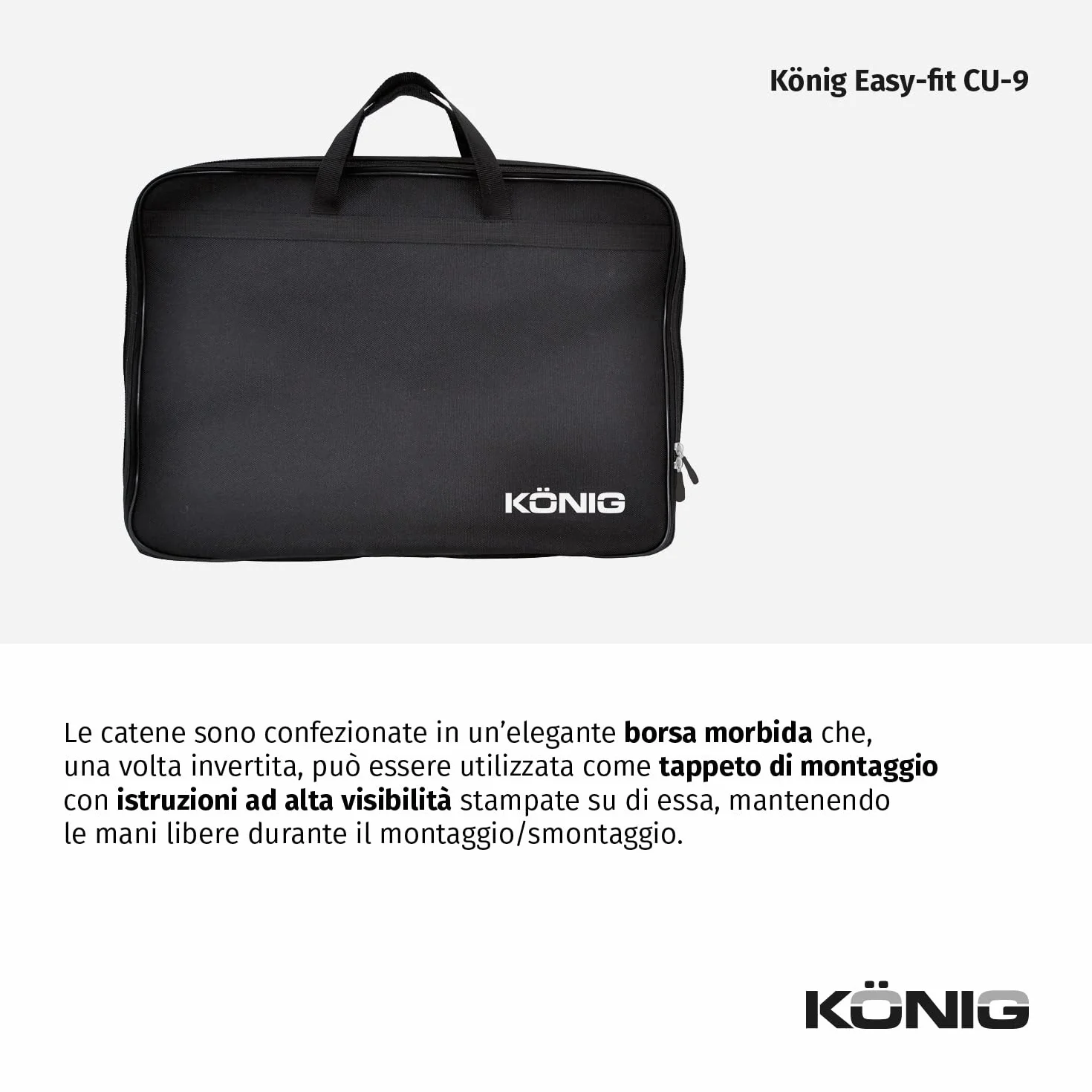 KÖNIG EASY-FIT CU-9 104 Catena da Neve