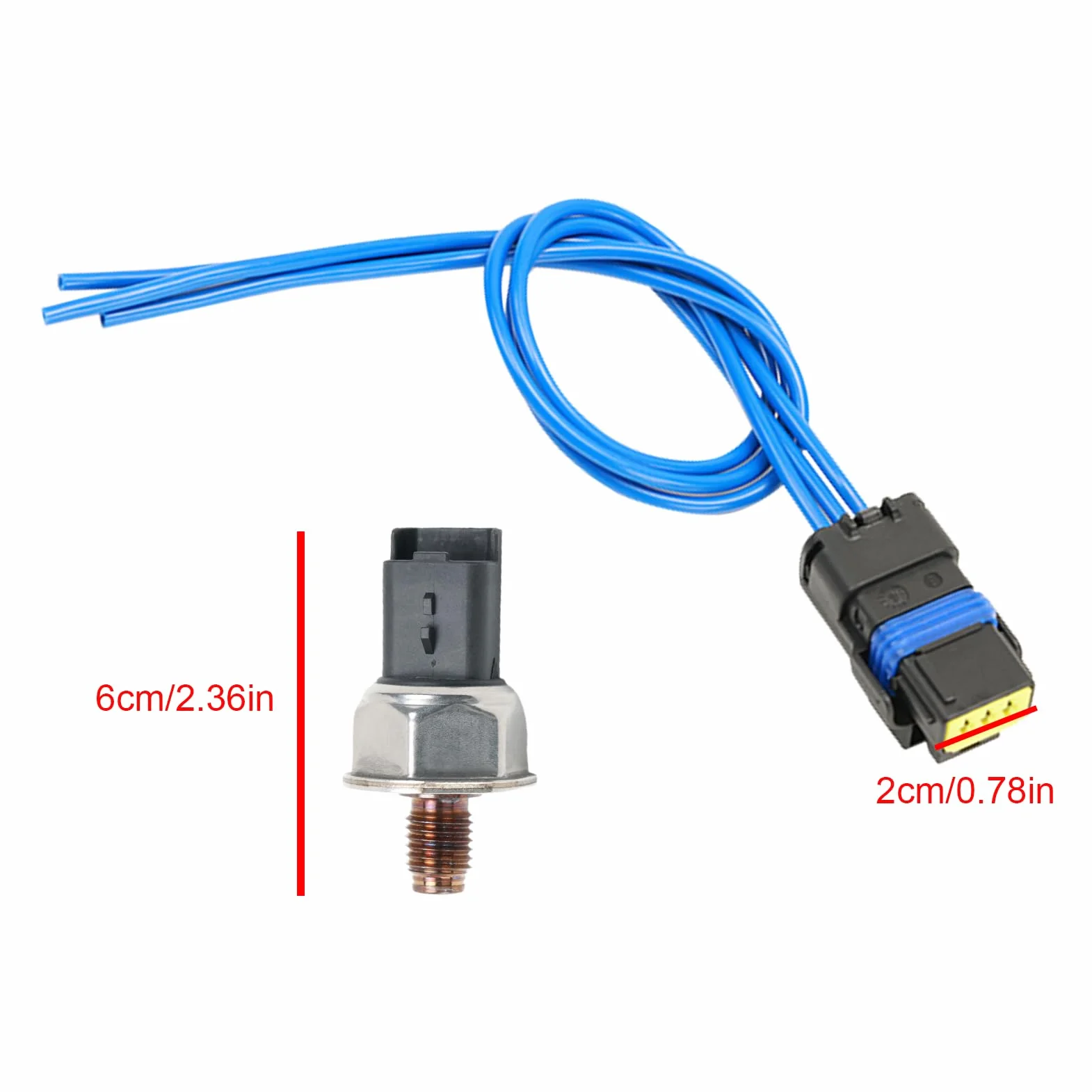 Kit di riparazione sensore pressione carburante Berlingo C1 C2 C3 C4 C5 107 1007 206 207 307 407 Jumpy Nemo X-sara Scud F0cus Fusion Galaxy Monde Qa-shqai 1920GW