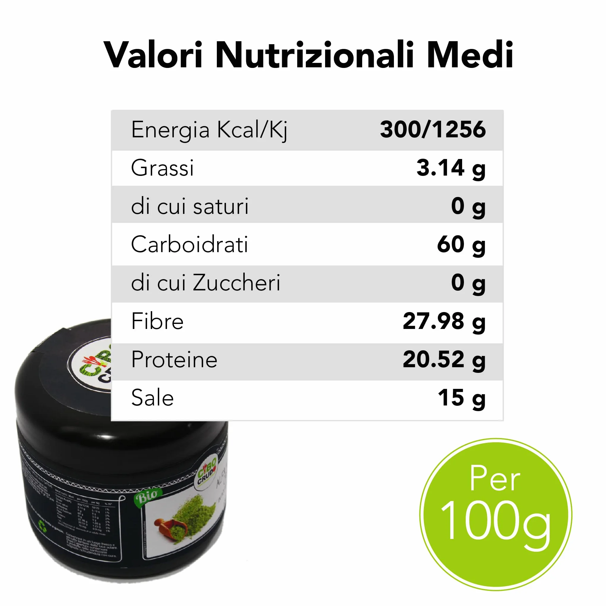 Alfa Alfa in Polvere Biologica e Cruda 150g Ricca di Vitamine A C E K Antiossidanti Isoflavonoidi Minerali Clorofilla per Frullati Succhi Yogurt