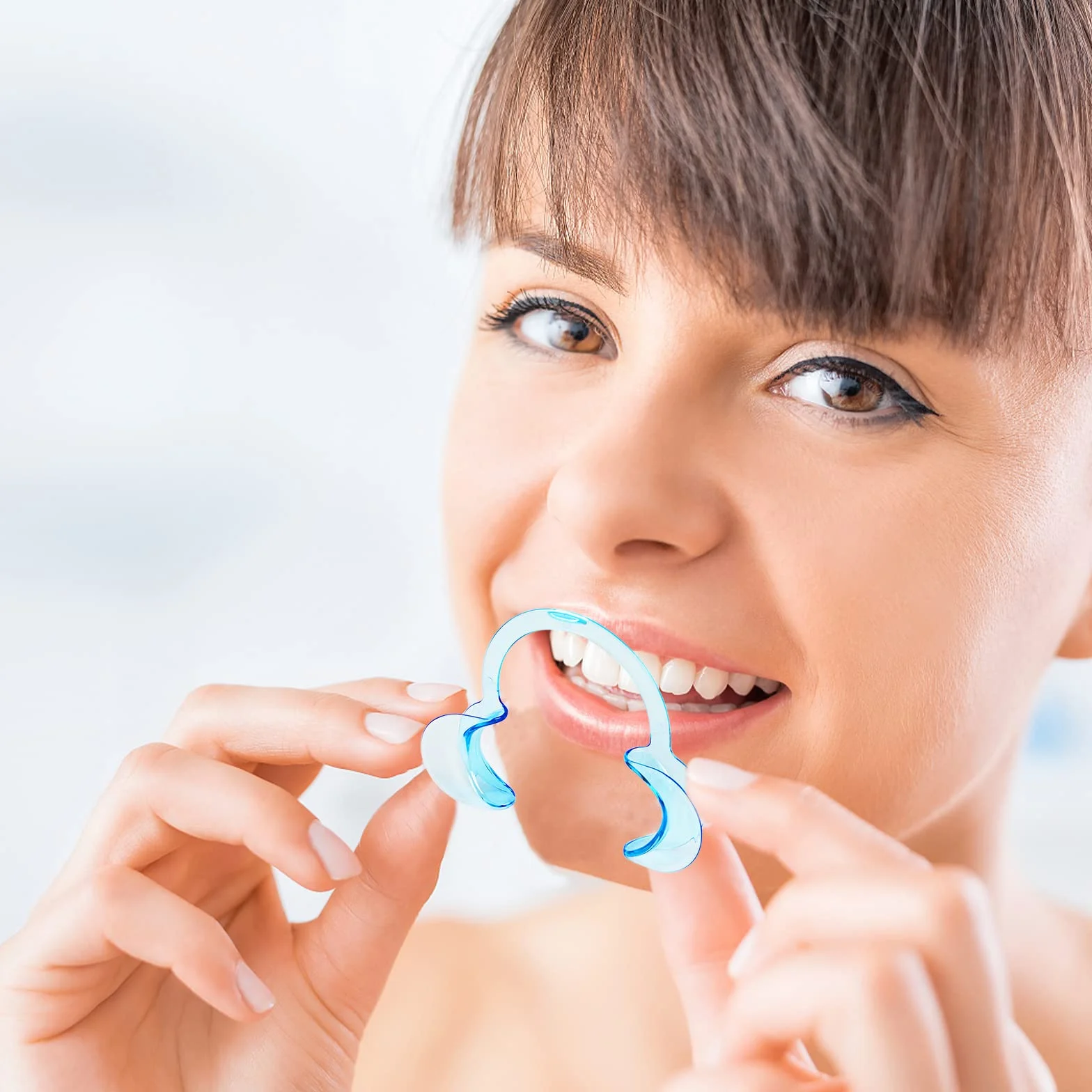 VEGCOO 18 Pz Apribocca Divaricatori Dentali in Plastica, Apri Bocca per Sbiancamento Denti, 3 Size