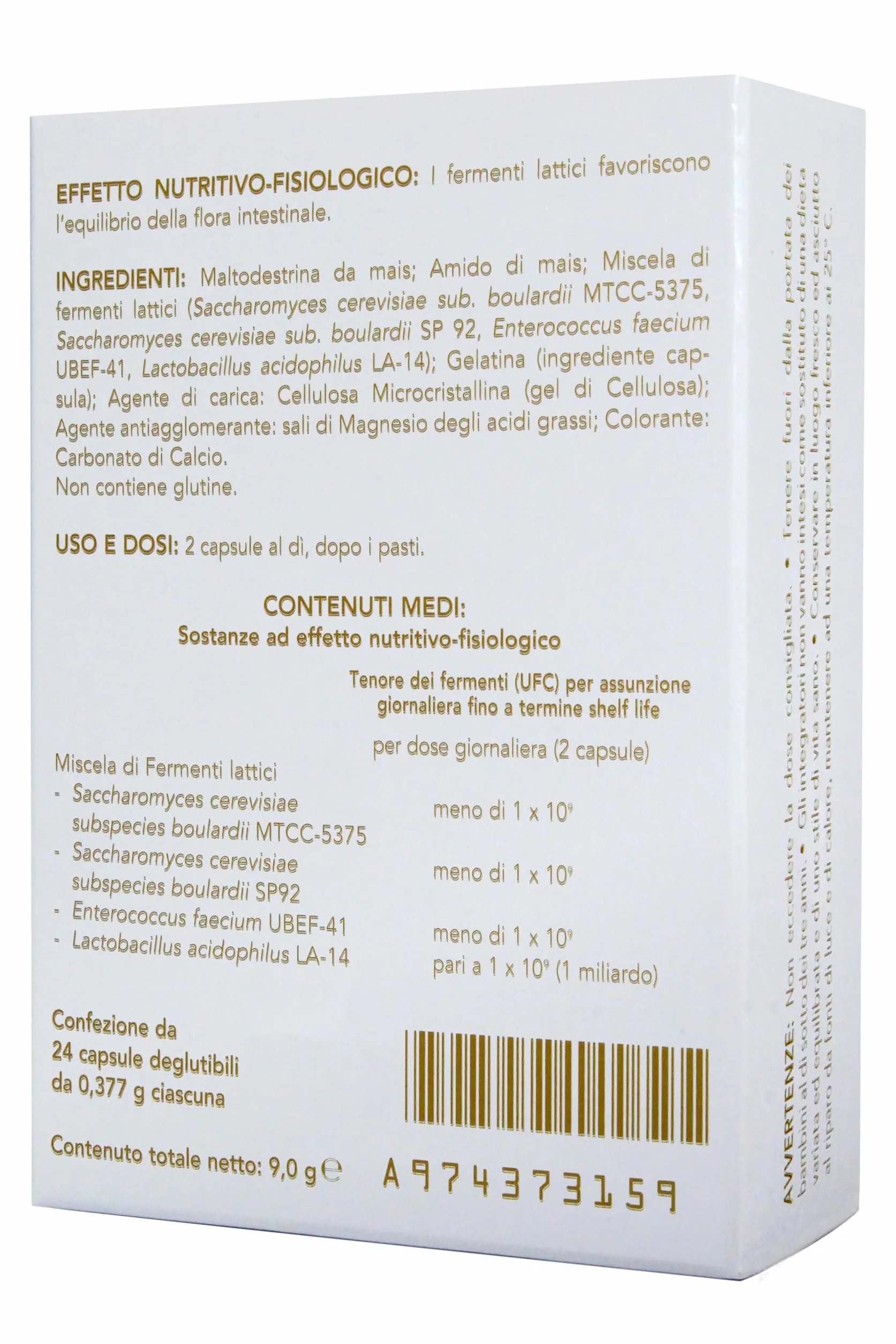 Bromatech Enterelle Plus Integratore Alimentare Fermenti Lattici Batteriocine 24 Capsule