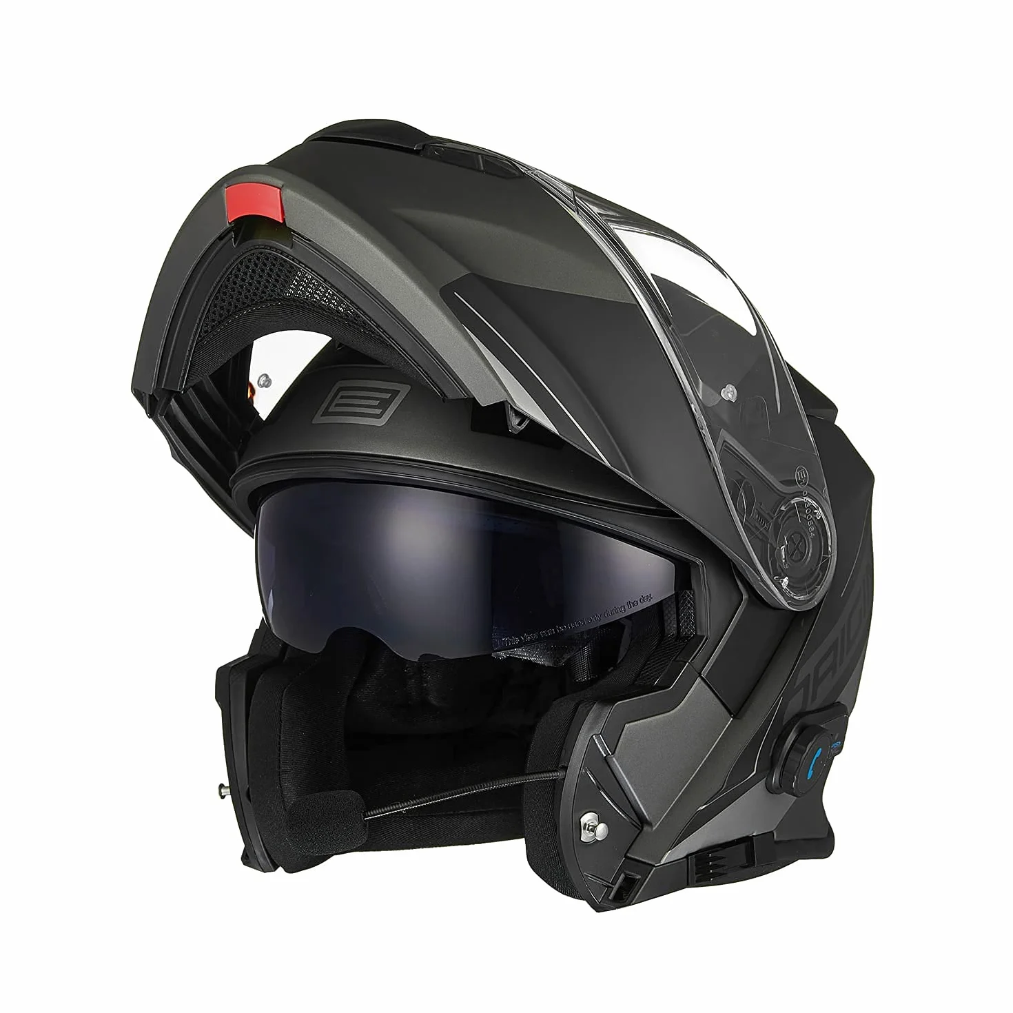 ORIGINE Casco Moto Modulare Bluetooth Omologato ECE Voice Dial Casco Moto Chiamata Vivavoce
