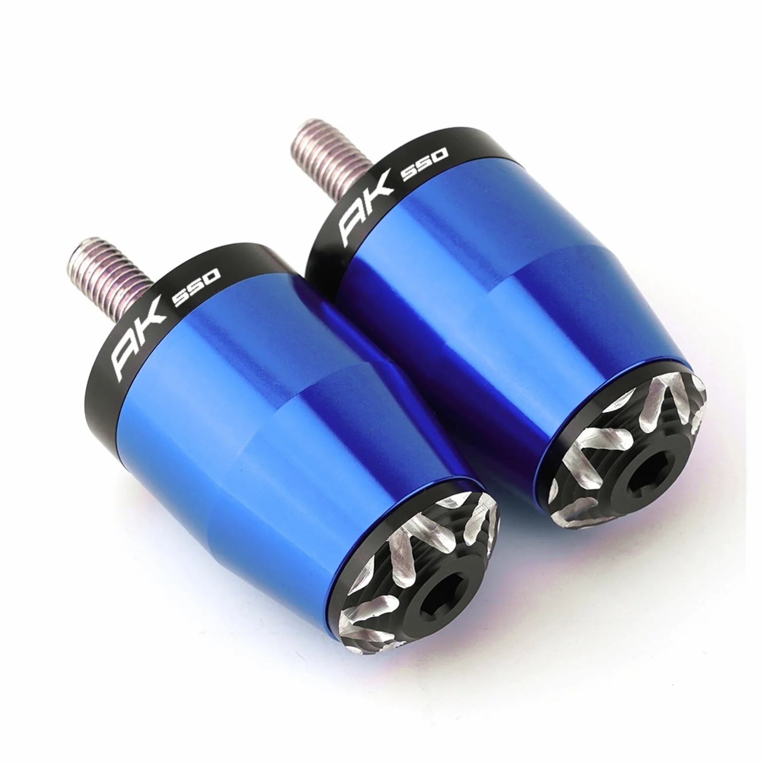 Per KYMCO AK 550 AK550 2017 2019 2020 2018 Moto Manopole Manubrio Bar Ends tappi oro Anti Vibrazione Estremità Del Manubrio