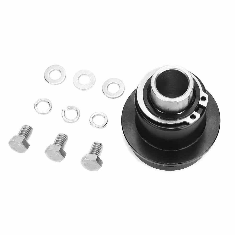 Kit Adattatore Mozzo Volante a Sgancio Rapido 360° per Chevrolet 310-101 (Nero)