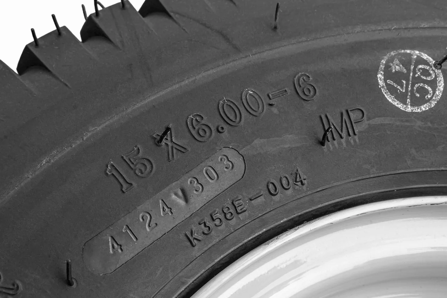 UNITRAILER Ruota completa Quad 15 x 6.00-6 Kenda 257 kg