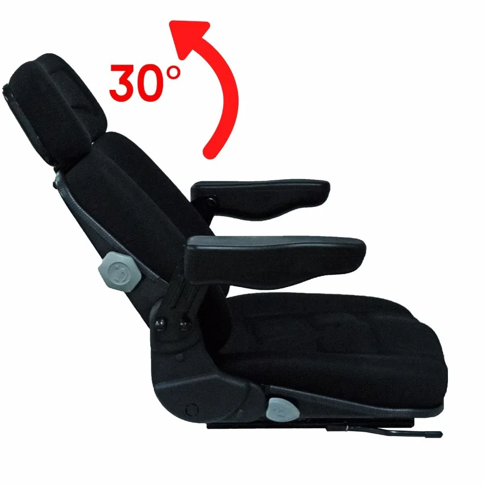 KlaraSeats, sedile di guida, per macchine agricole, in tessuto, di colore nero …