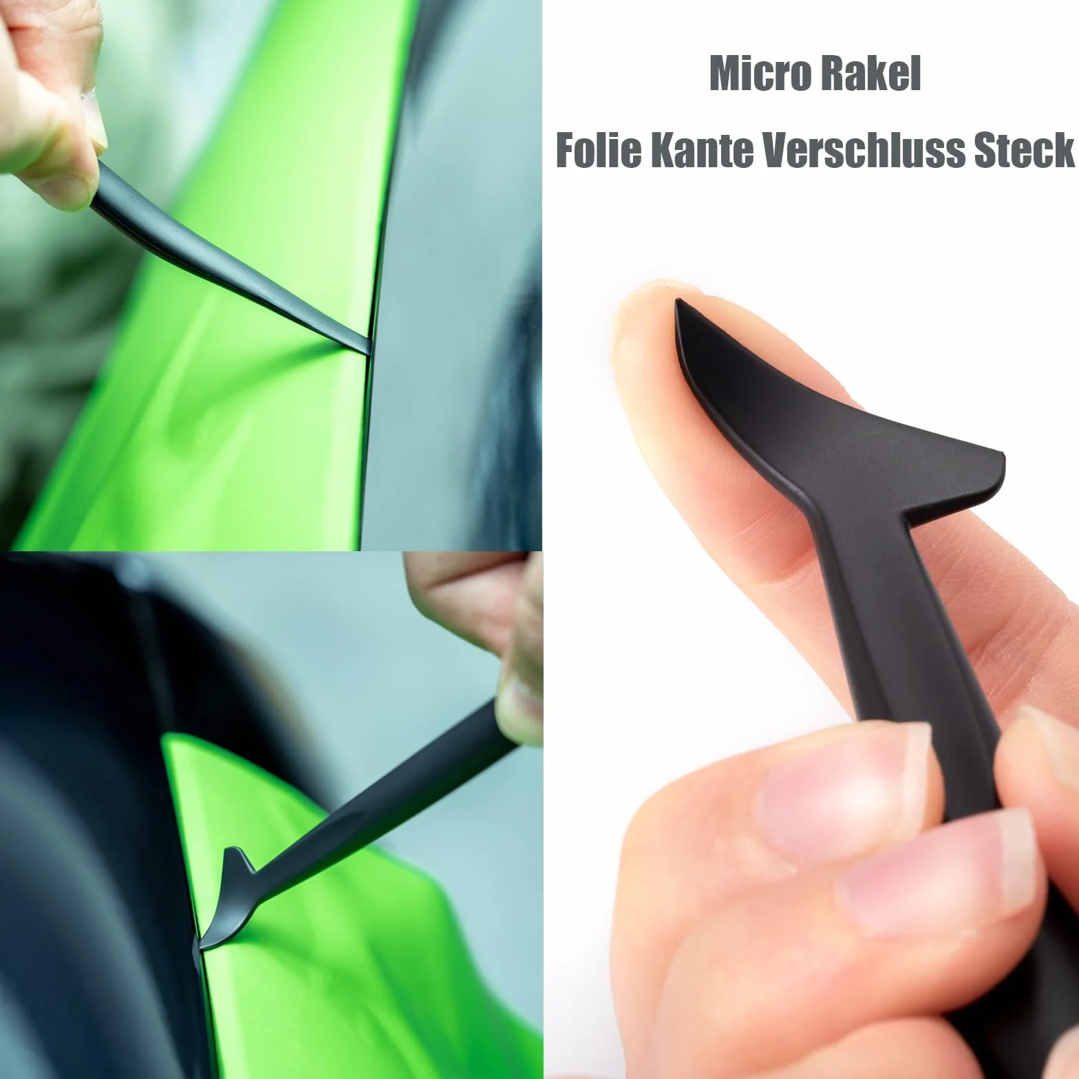 FOSHIO Kit di Attrezzi di Installazione di pellicole per vetri per Auto, Coltello Multiuso, tergipavimento in Feltro, spatole Mini Stick taglierino