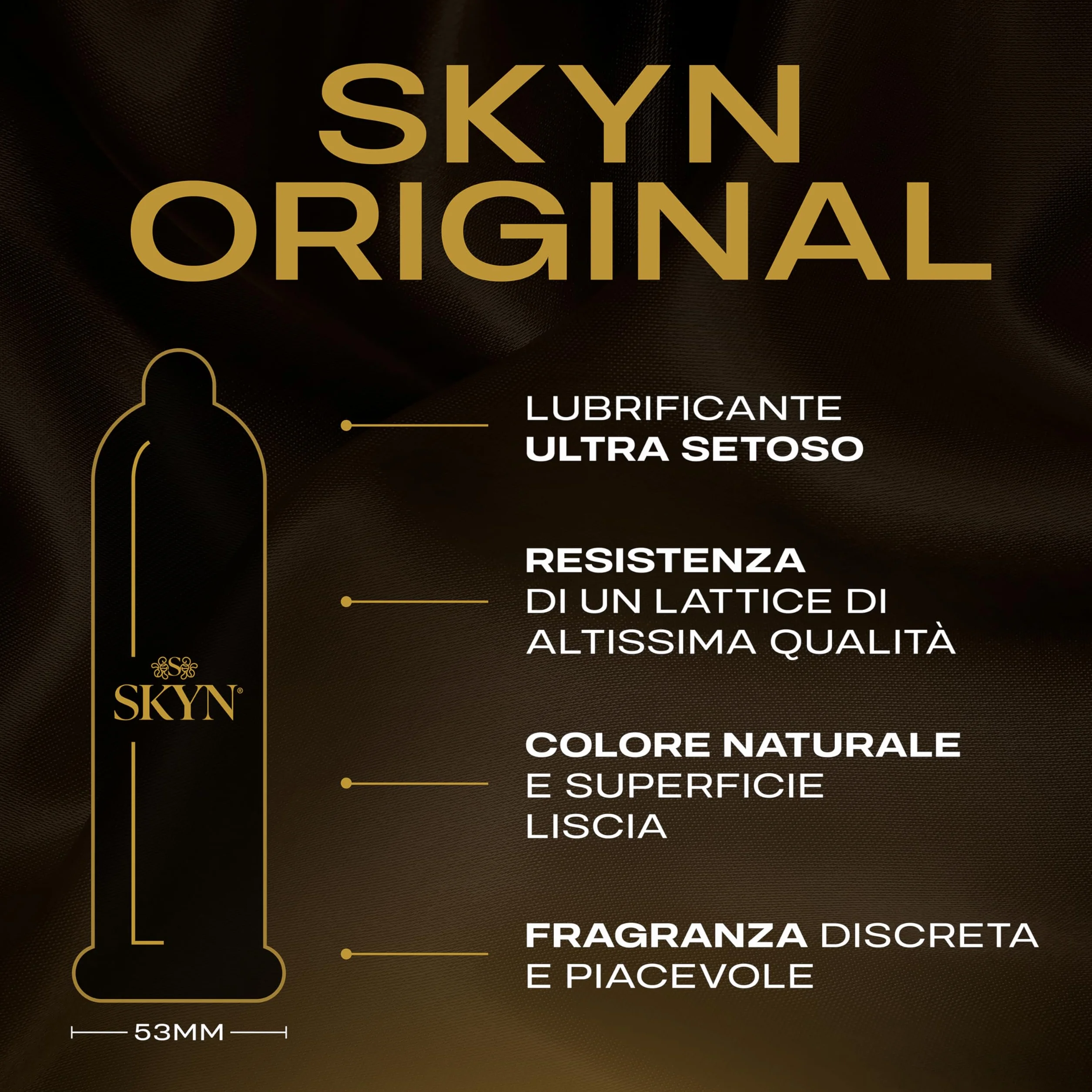 SKYN Original Preservativi Senza Lattice in Poliisoprene Ultra Comfort 40 Pezzi