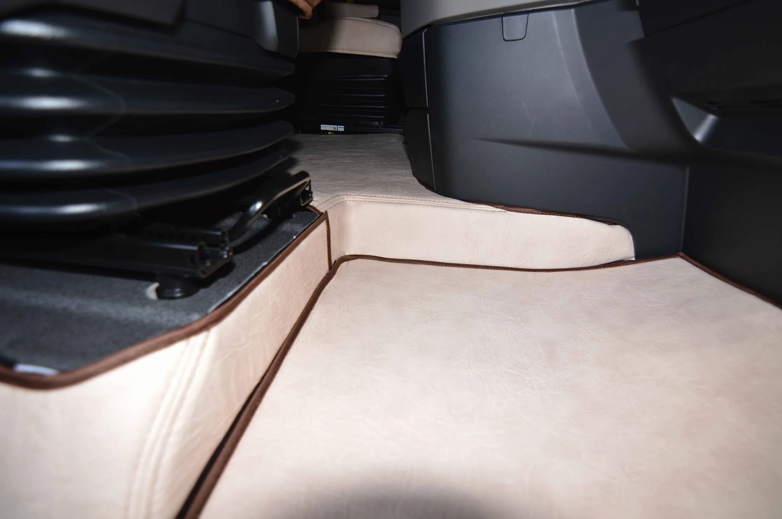 Tappetini per Camion MAN TGX 2020 Beige Ecopelle Accessori Interni Camion