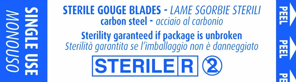Kiepe Professional Lama Sgorbia N° 8 Acciaio - 20 szt. Manicure Pedicure