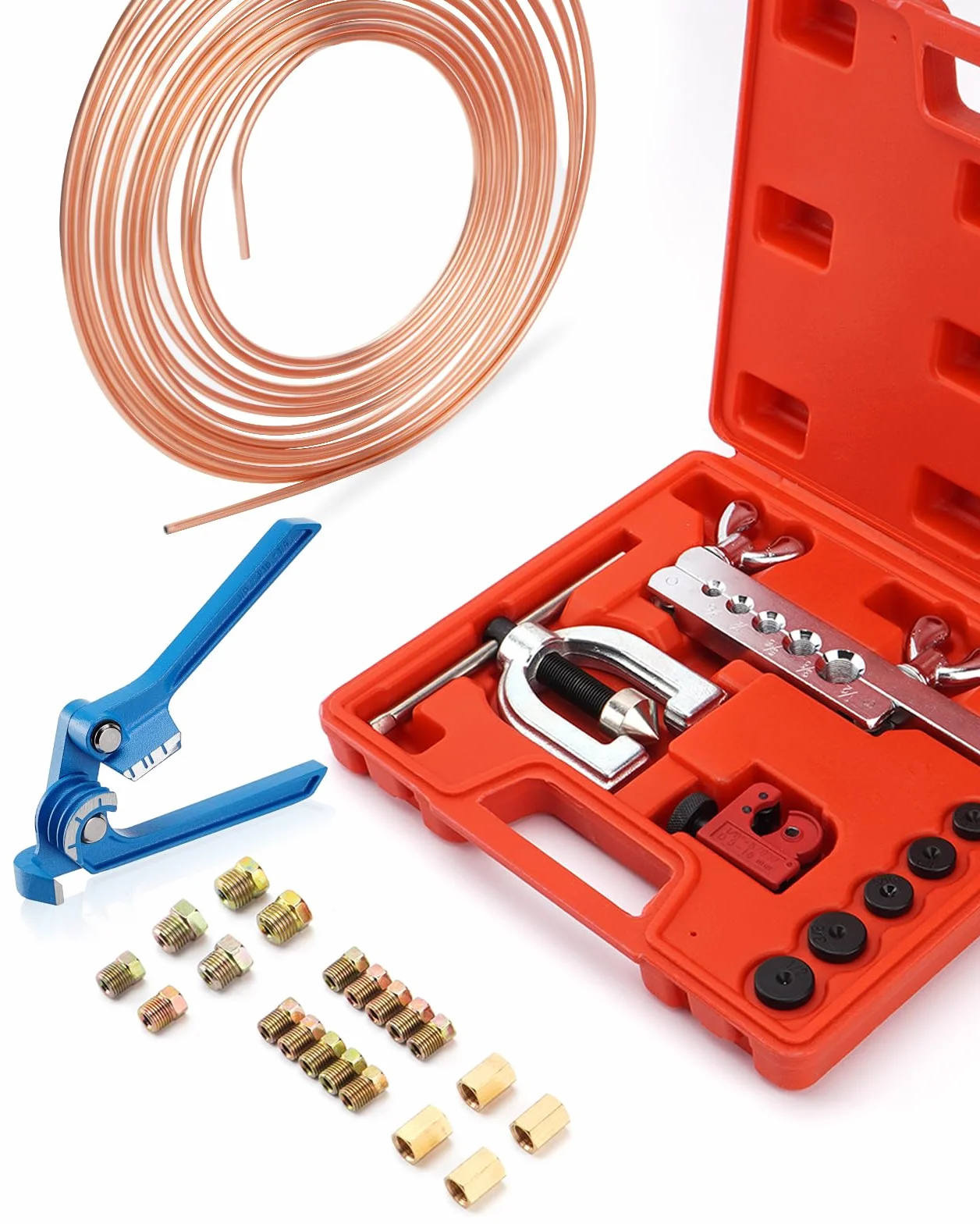 Kit di Torcitura per Tubo di Freno 7.6m Ø 4.75 mm Rame-Nickel Piegatubi
