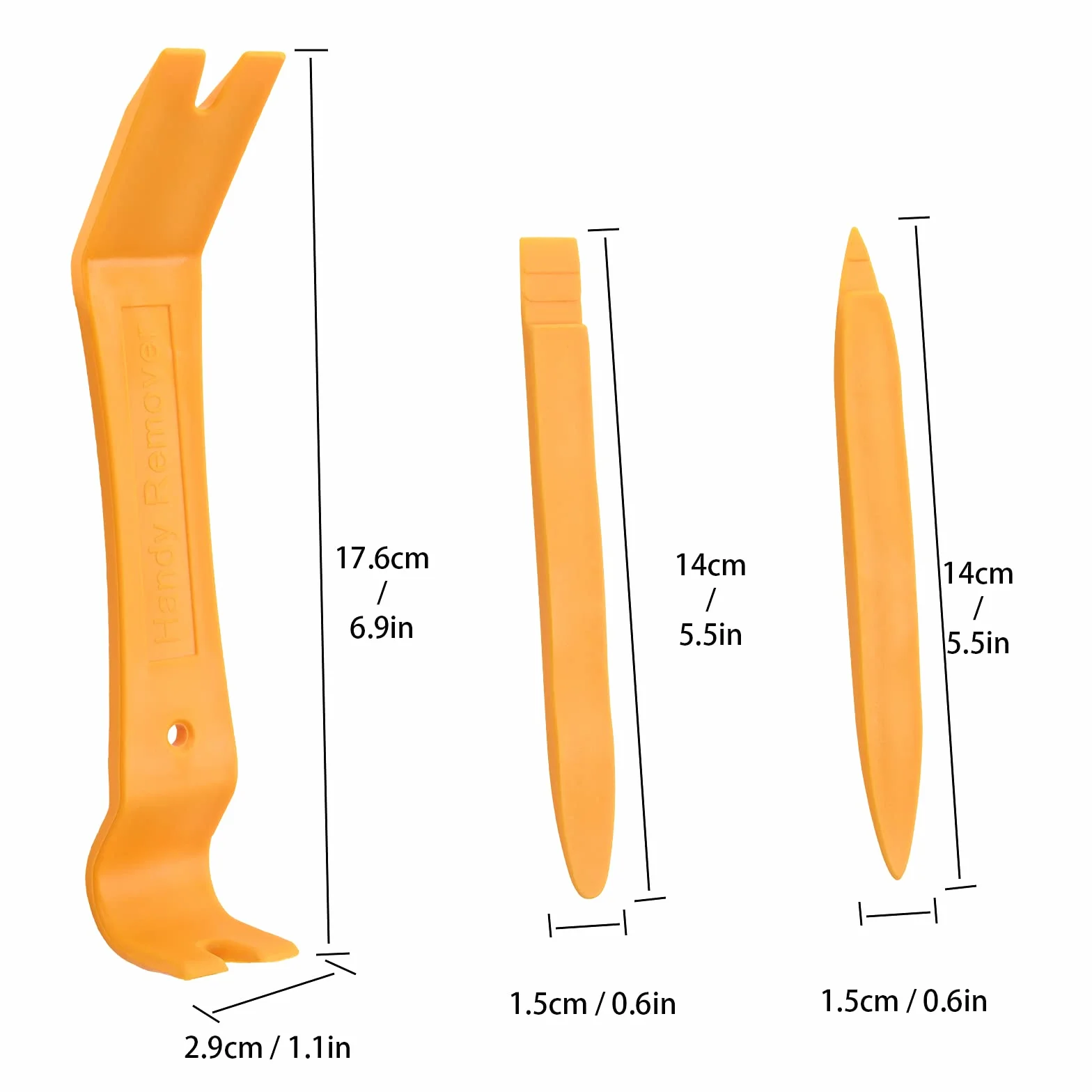 FOSHIO Set di 6 strumenti per smontaggio auto, strumenti per la rimozione della tappezzeria interna per set di cunei per modanature, per strumenti di rimozione e riparazione automotive per cruscotto