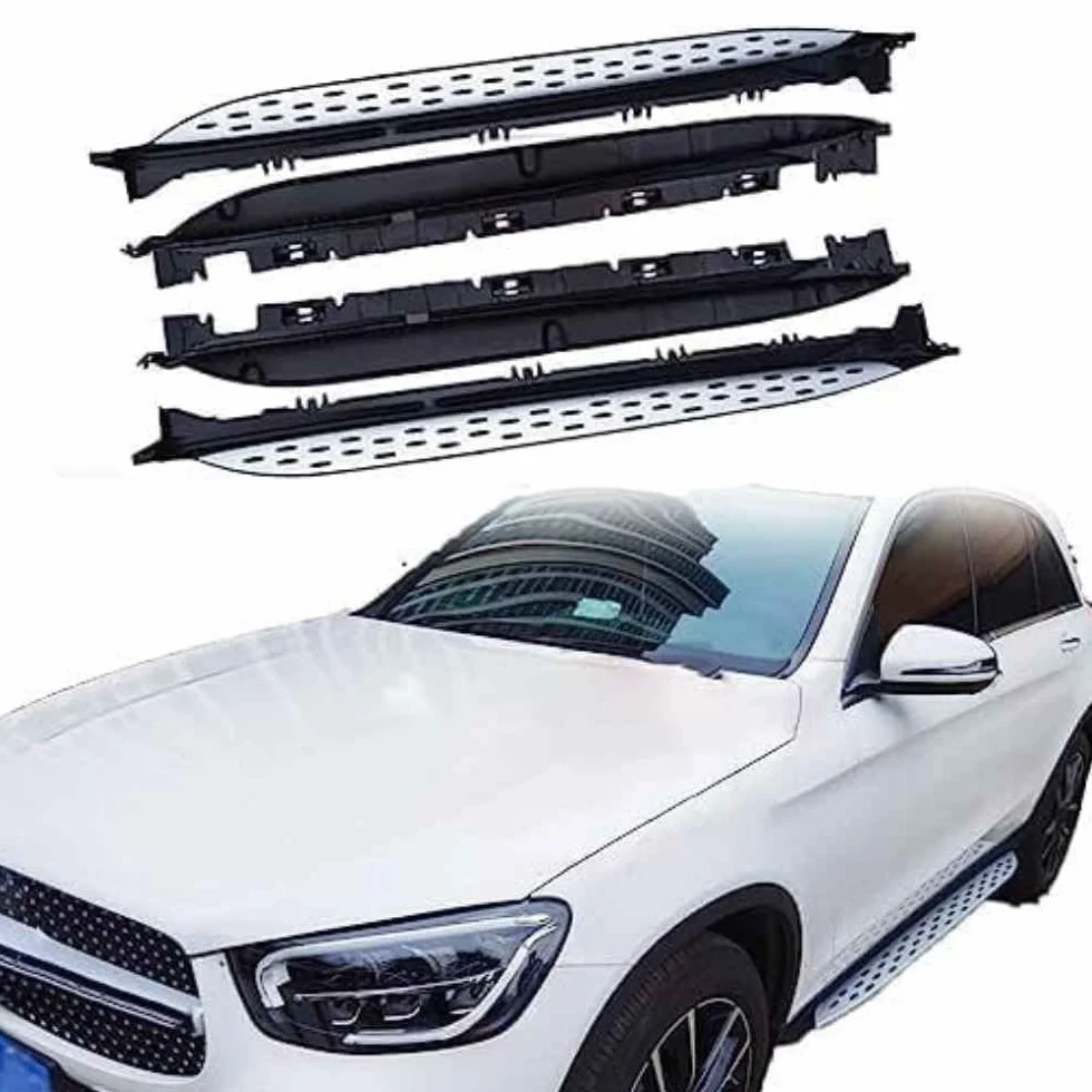 Pedane sottoporta in Alluminio, pedane Laterali per Benz GLC Coupe C253 2016-2022