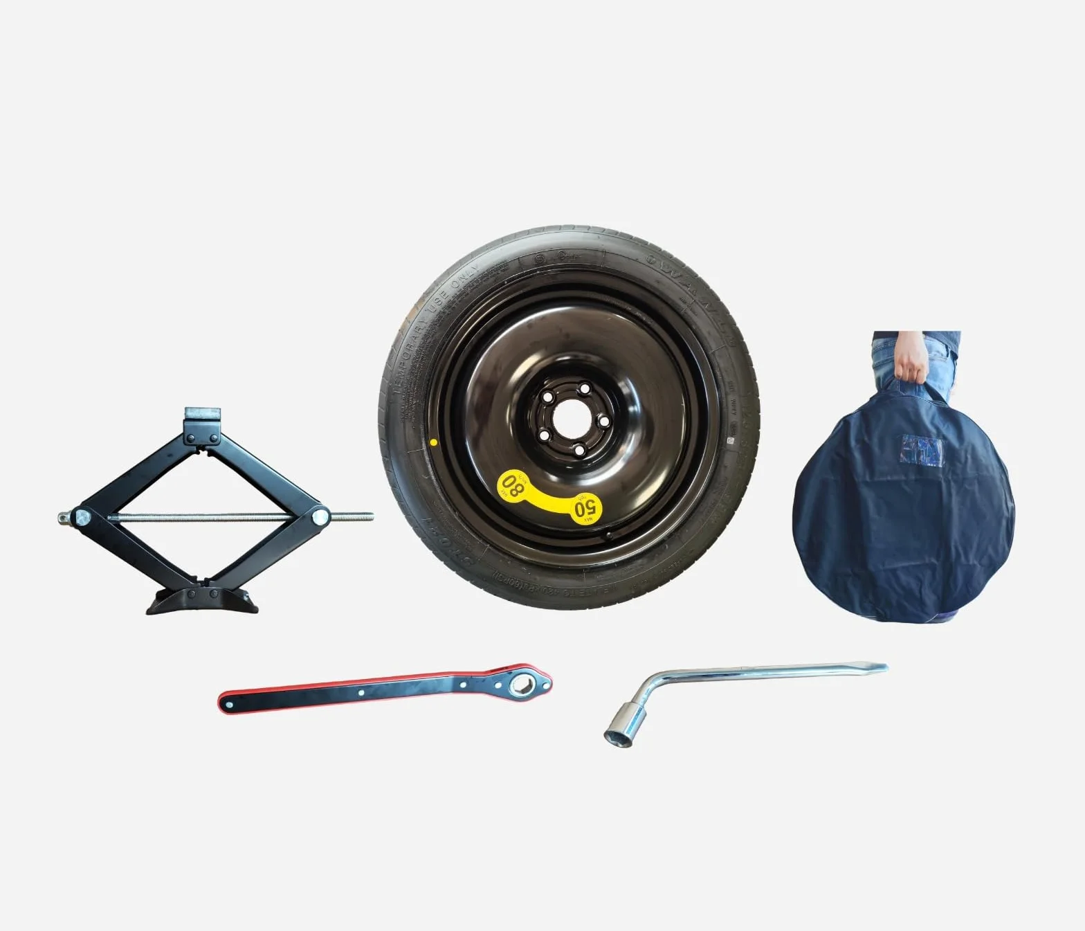 Kit Ruotino di scorta 17" compatibile Mercedes Classe A Classe B
